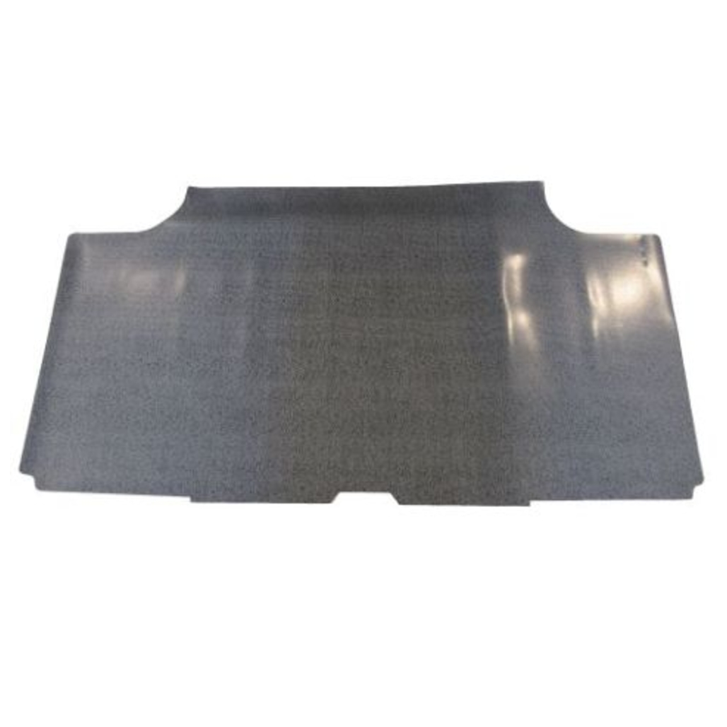 Trunk Floor Mat Cover for 1970 Plymouth GTX and Road Runner, Gray Herringbone Rubber Material, Front Area Cover.