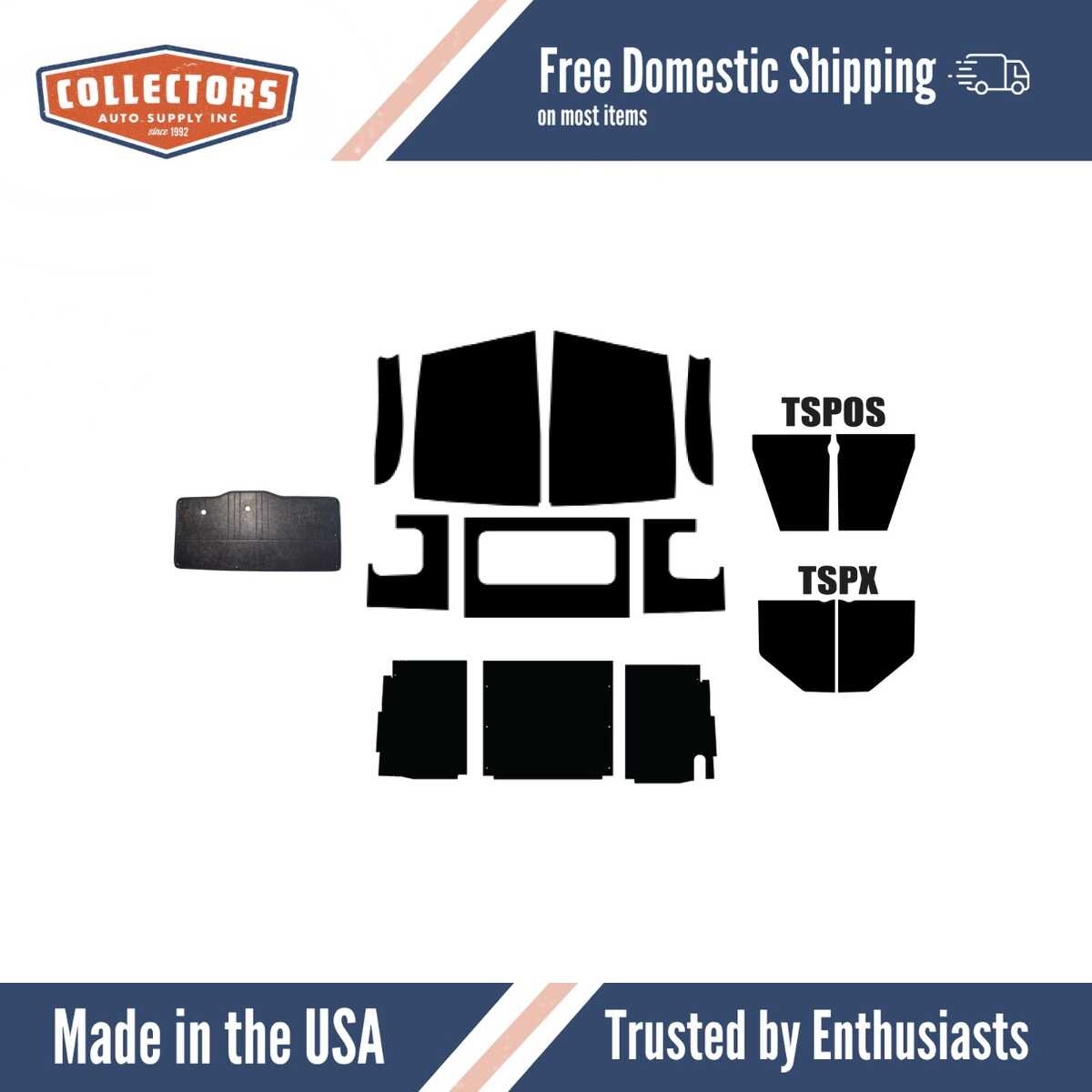 Complete Interior Insulation Kit for 1948-1950 Dodge Truck