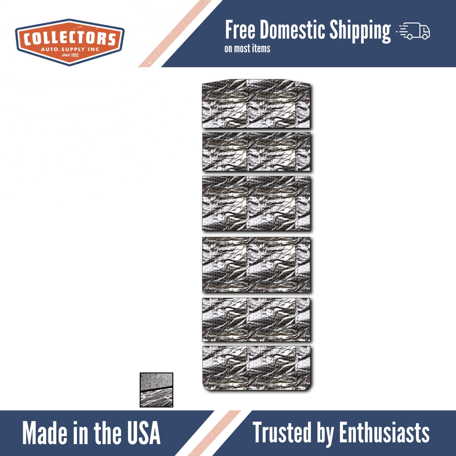 Roof/Headliner Insulation Kit for 1994-2014 Ford Econoline Extended Cargo Van