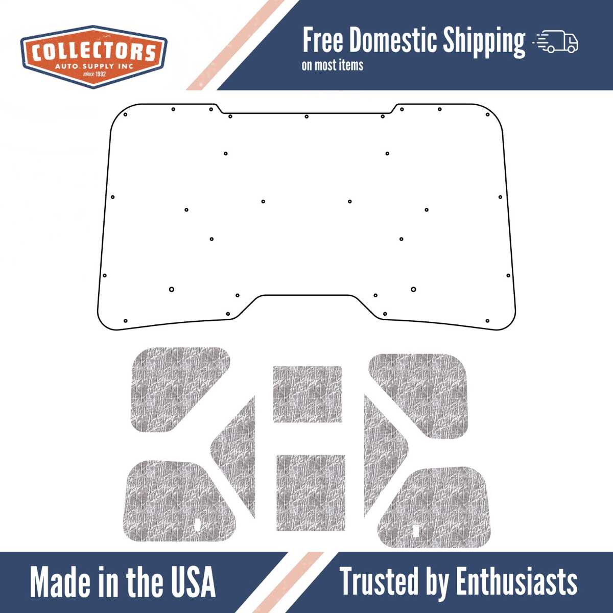 2008-10 Ford F-250 Truck AcoustiHood Cover Kit-Smooth | 0 | QRS-FORD 0810-T2UHC