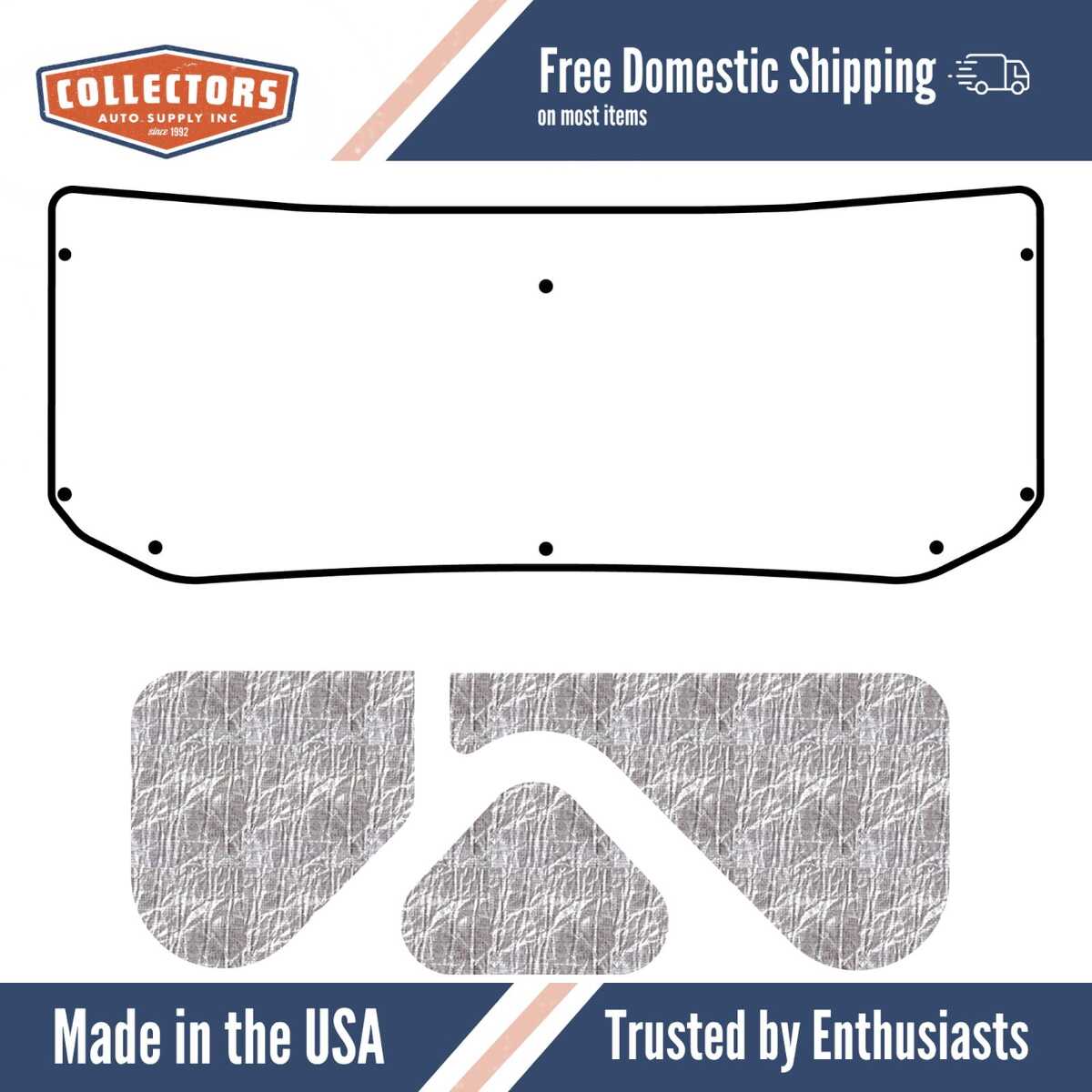 1972-76 Torino Under Trunk Cover-Smooth | 0 | QRS-TORINO 7276-CUTC