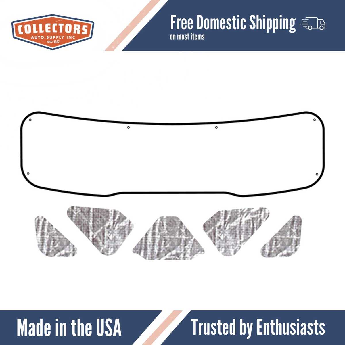 Trunk Floor Mat/Cover for 1979-1993 Ford Mustang Hatchback [QRS-MUST 7993-HBUTC]