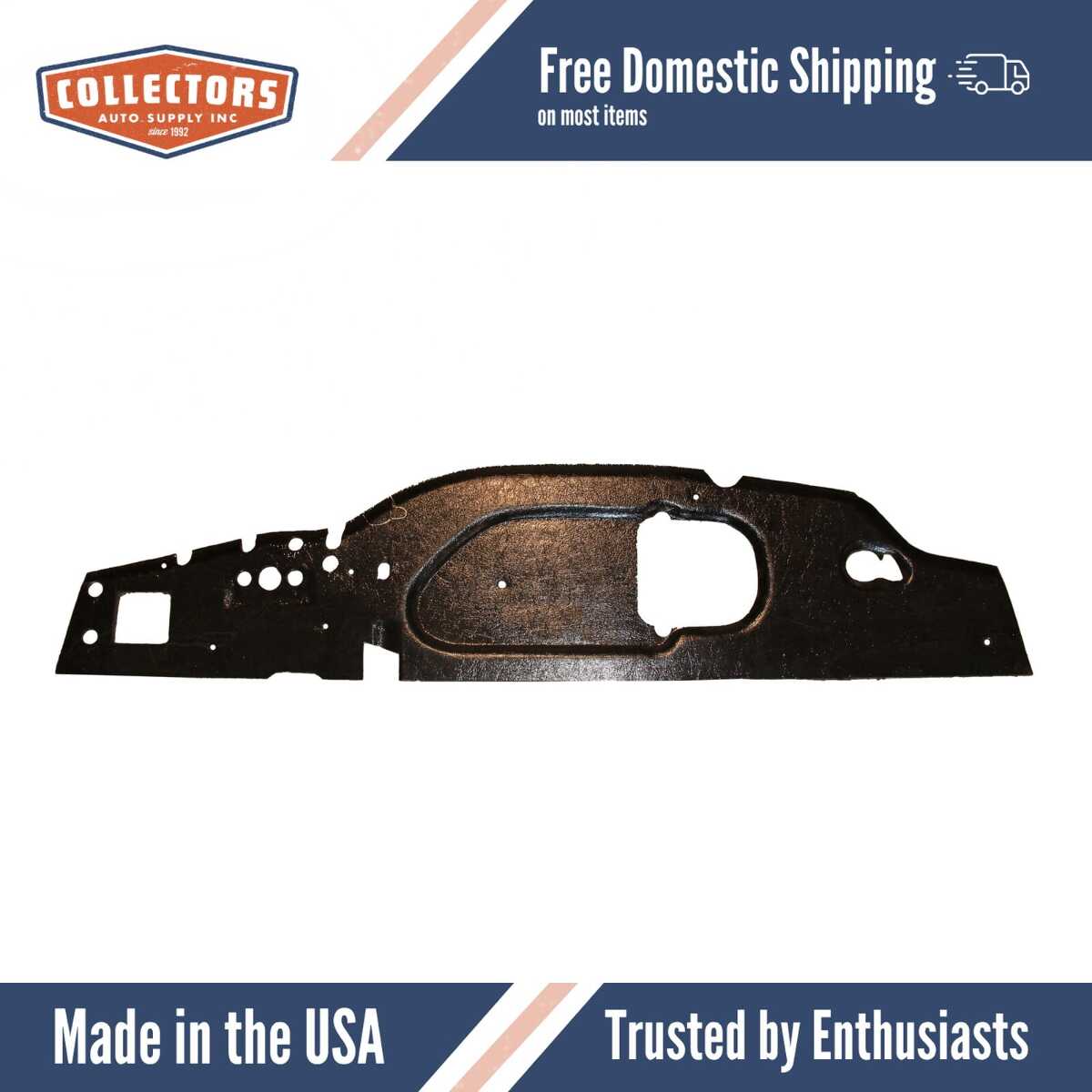 1967-1968 Ford Car Firewall Insulator (Ultra High Def. Rubber) | 0 | QRS-FORD 6768-C