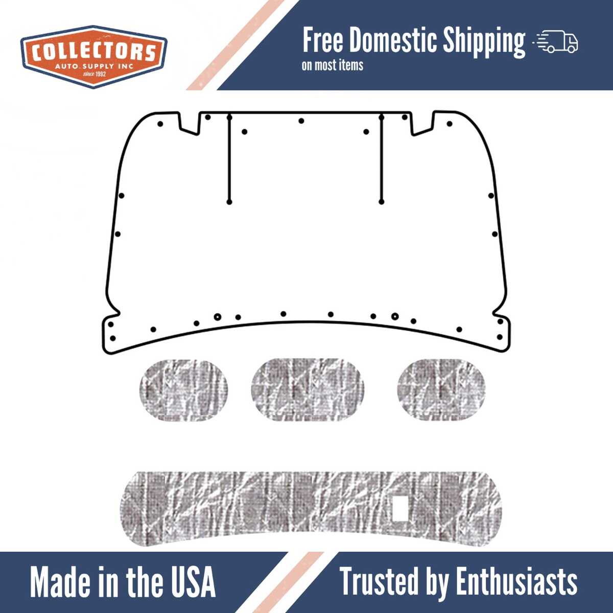 1997-03 Ford Truck F-150 Under Hood Cover-Smooth | 0 | QRS-FORD 9703-T1UHC