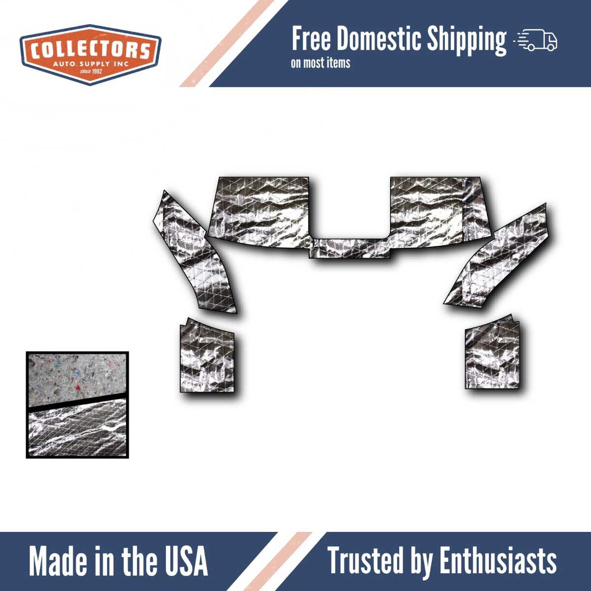 Cowl/Dash Insulation Kit for 1937-1941 Willys Truck