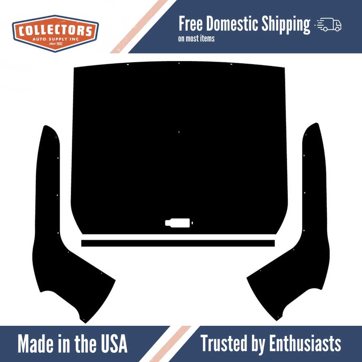 Headliner and Quarter Panel Kit for 1957-1960 Ford