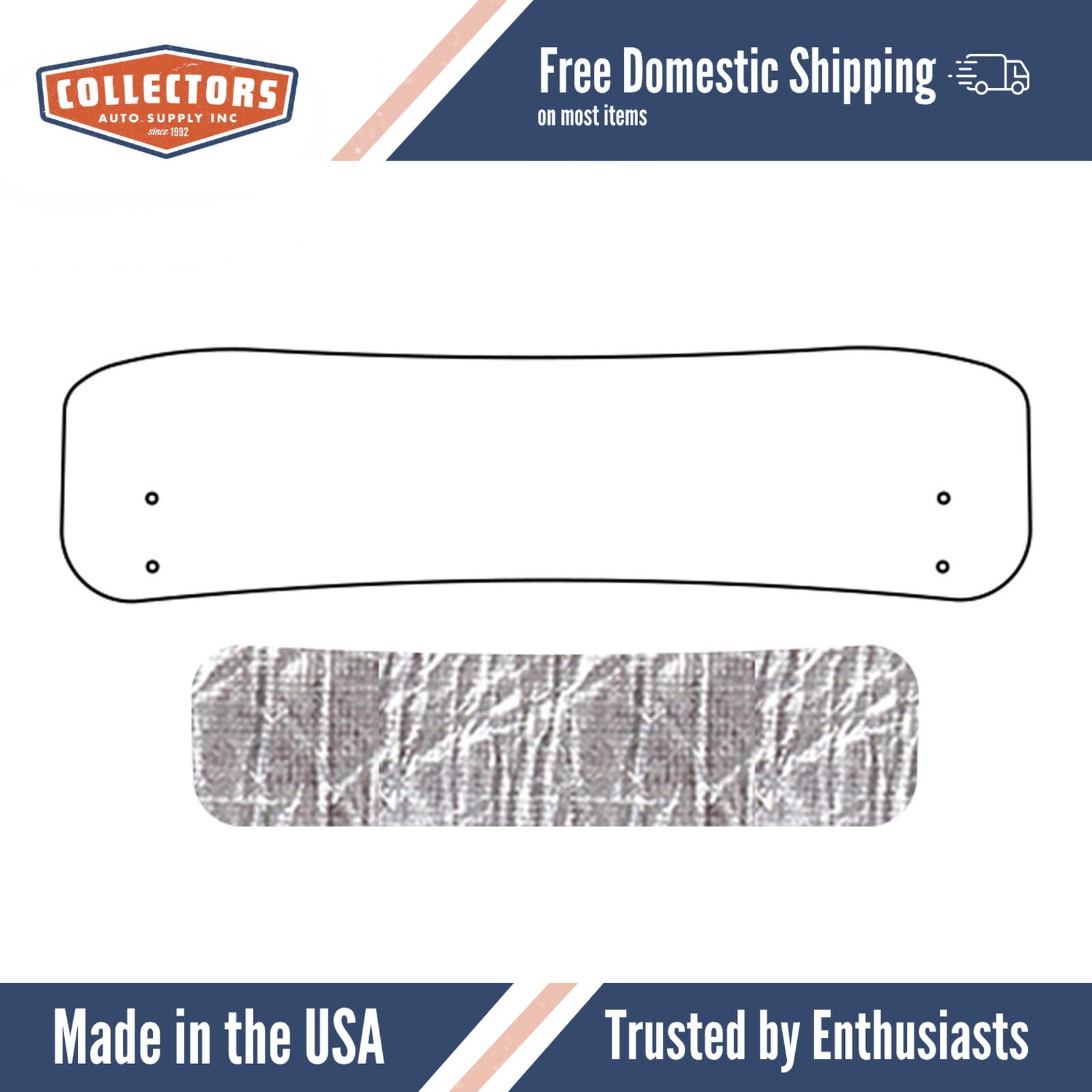 Under Trunk Lid Cover for 1964-1966 Ford Mustang