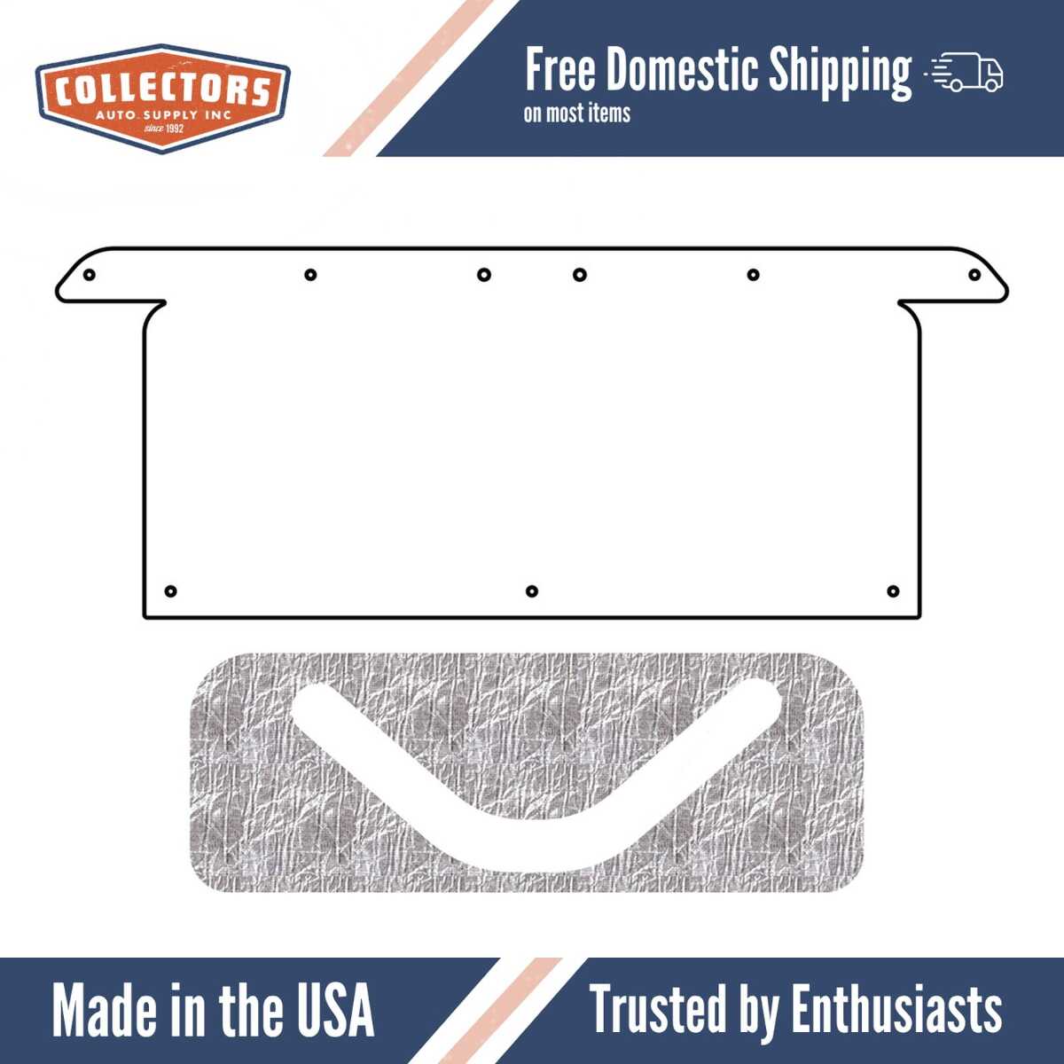 Trunk Floor Mat/Cover for 1969-1970 Ford Mustang Car [QRS-MUST 6970-SRUTC]