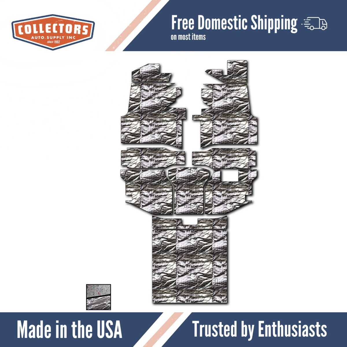 Floor Insulation Kit for 1997-2006 Jeep Wrangler Tj