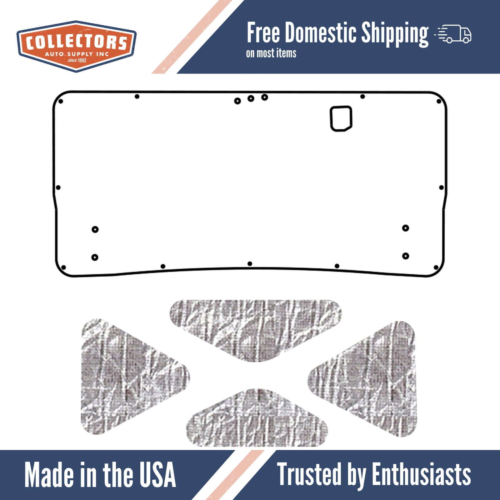 Under Trunk Lid Cover for 1967-1969 Ford Thunderbird
