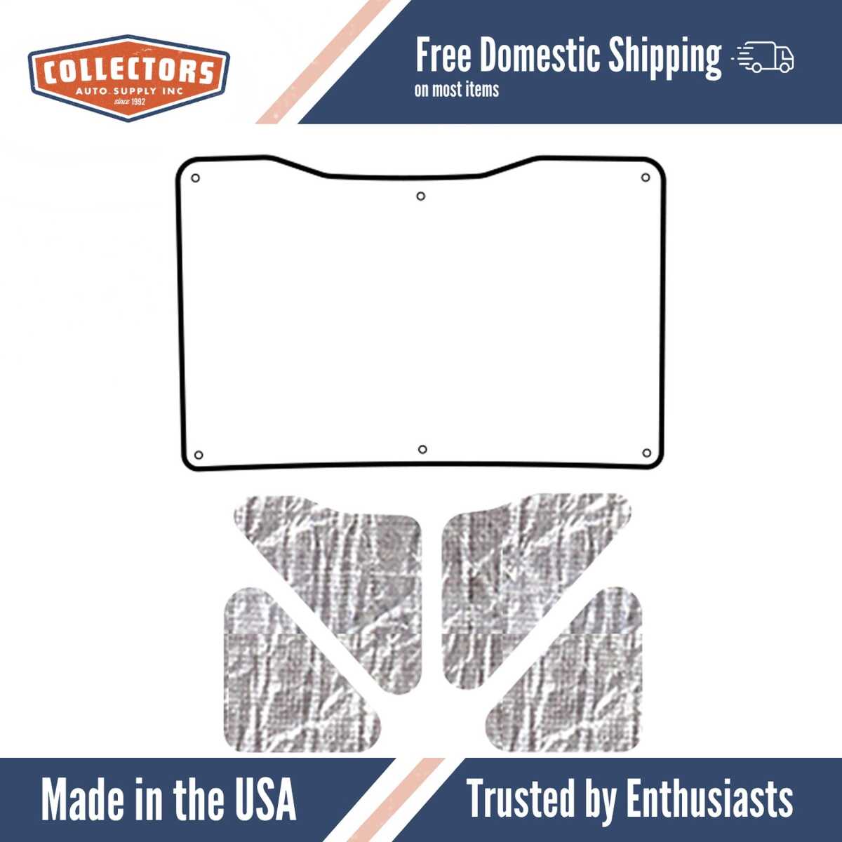 Trunk Floor Mat/Cover for 1969-1970 Ford Mustang Coupe