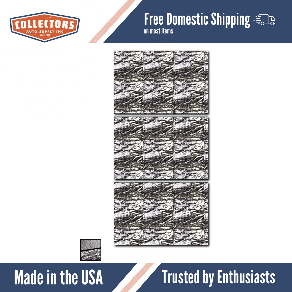 Floor Insulation Kit for 1992-2014 Ford Econoline Passenger Van