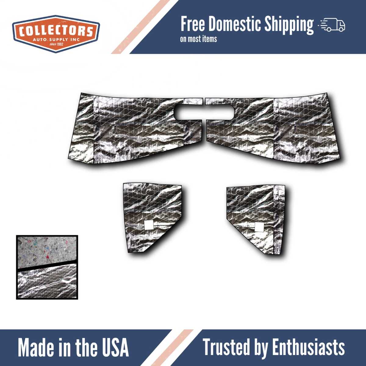 Cowl/Dash Insulation Kit for 1946-1964 Willys Station Wagon