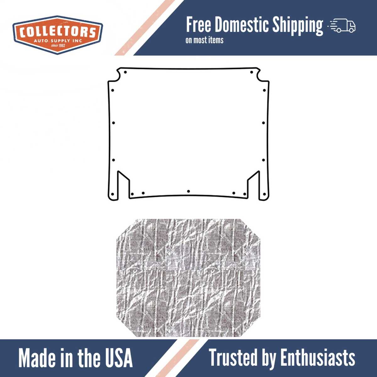 Under Hood Cover for 1971-1973 Ford Pinto Car