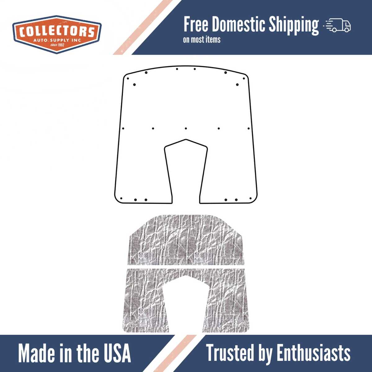 1955-1957 Thunderbird Coupe/Convertible Hood/Deck Insulation Kit | 0 | QRS-TBIRD 5557-HDK