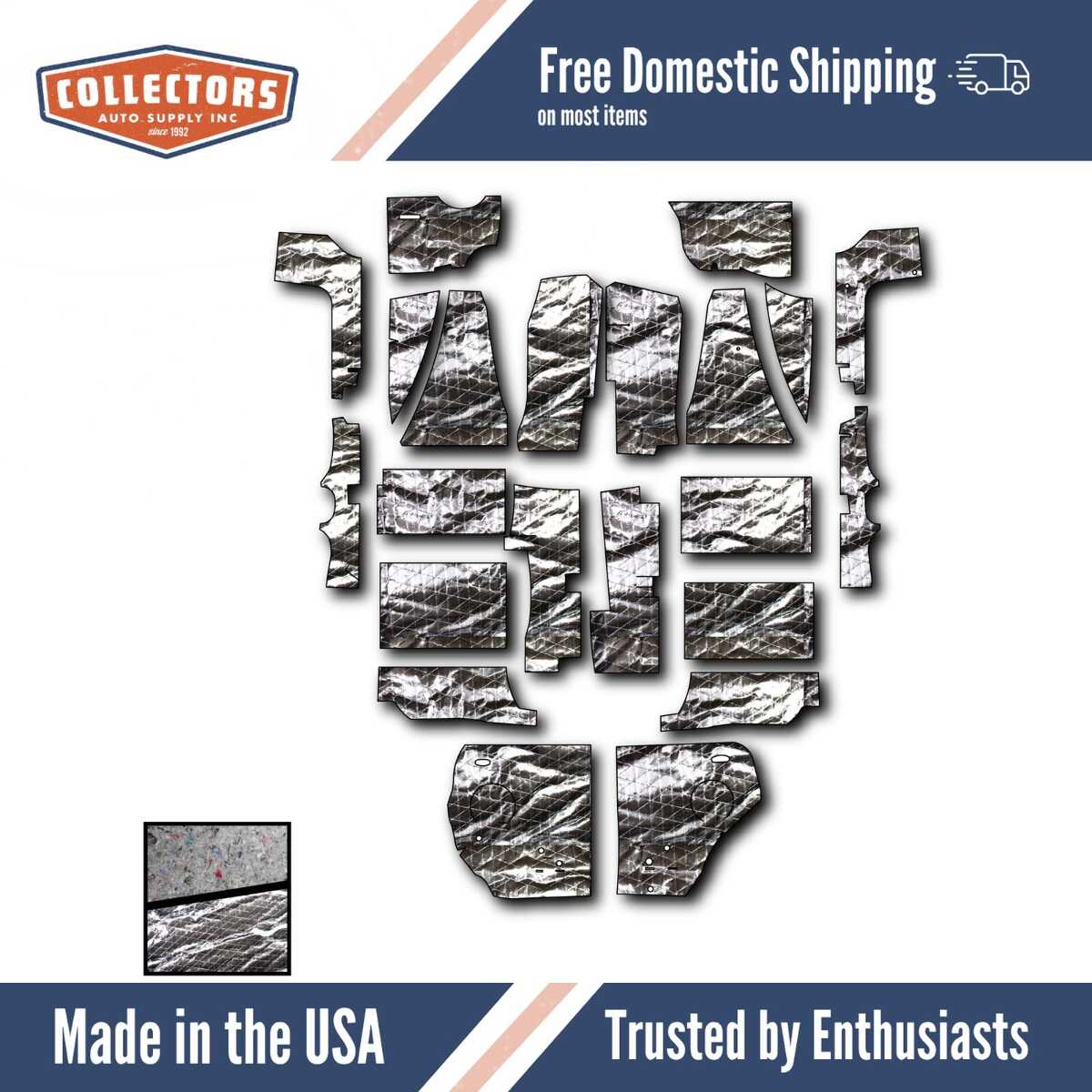 Floor Insulation Kit for 2005-2010 Chrysler 300 Sedan