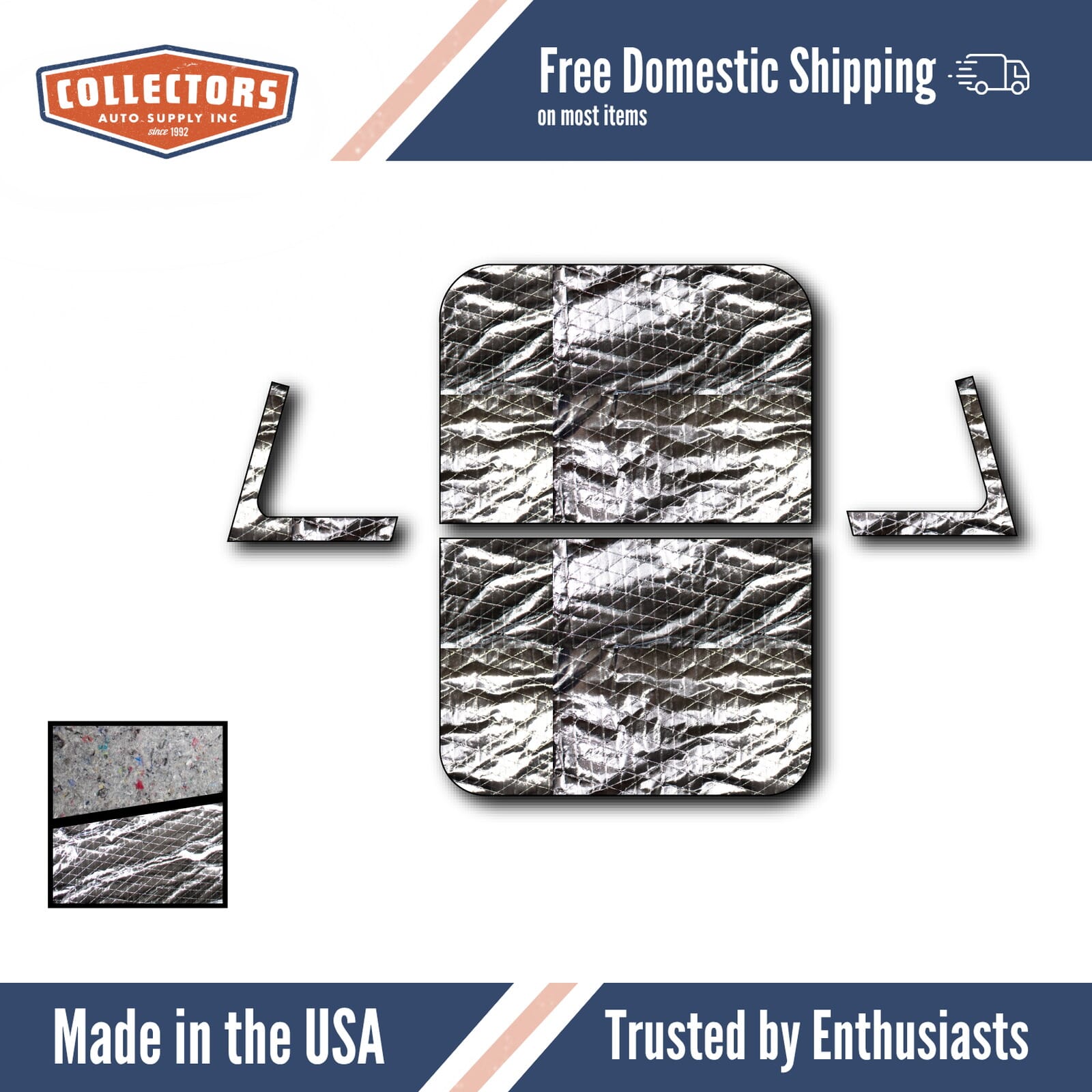 Roof/Headliner Insulation Kit for 1961-1964 Ford Econoline Truck