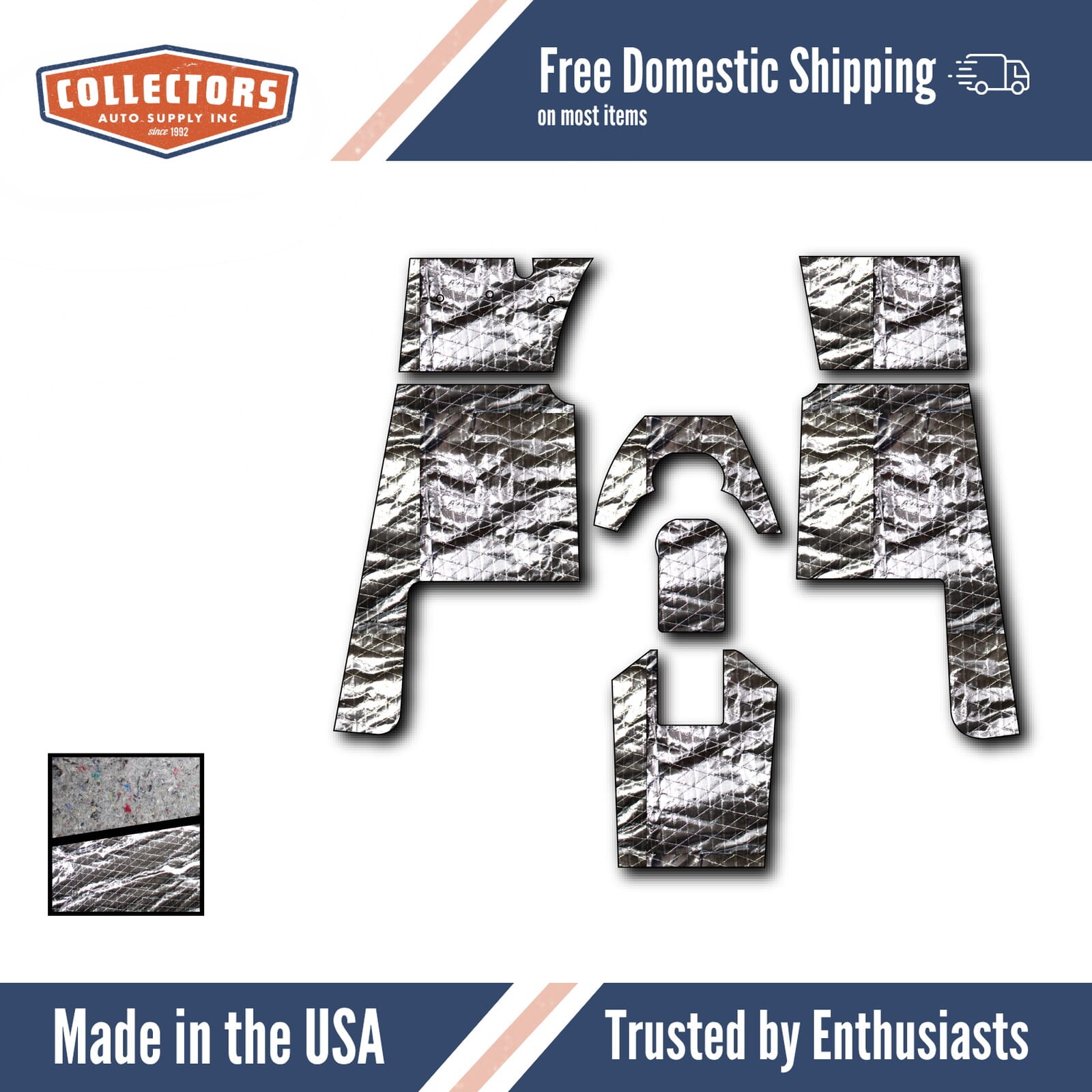 Floor Insulation Kit for 1946-1964 Willys Station Wagon