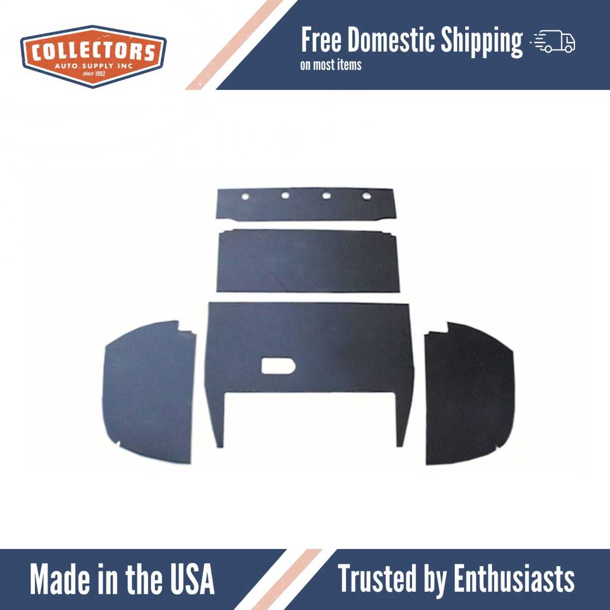 Trunk Side Panel Board for 1935-1936 Ford Car