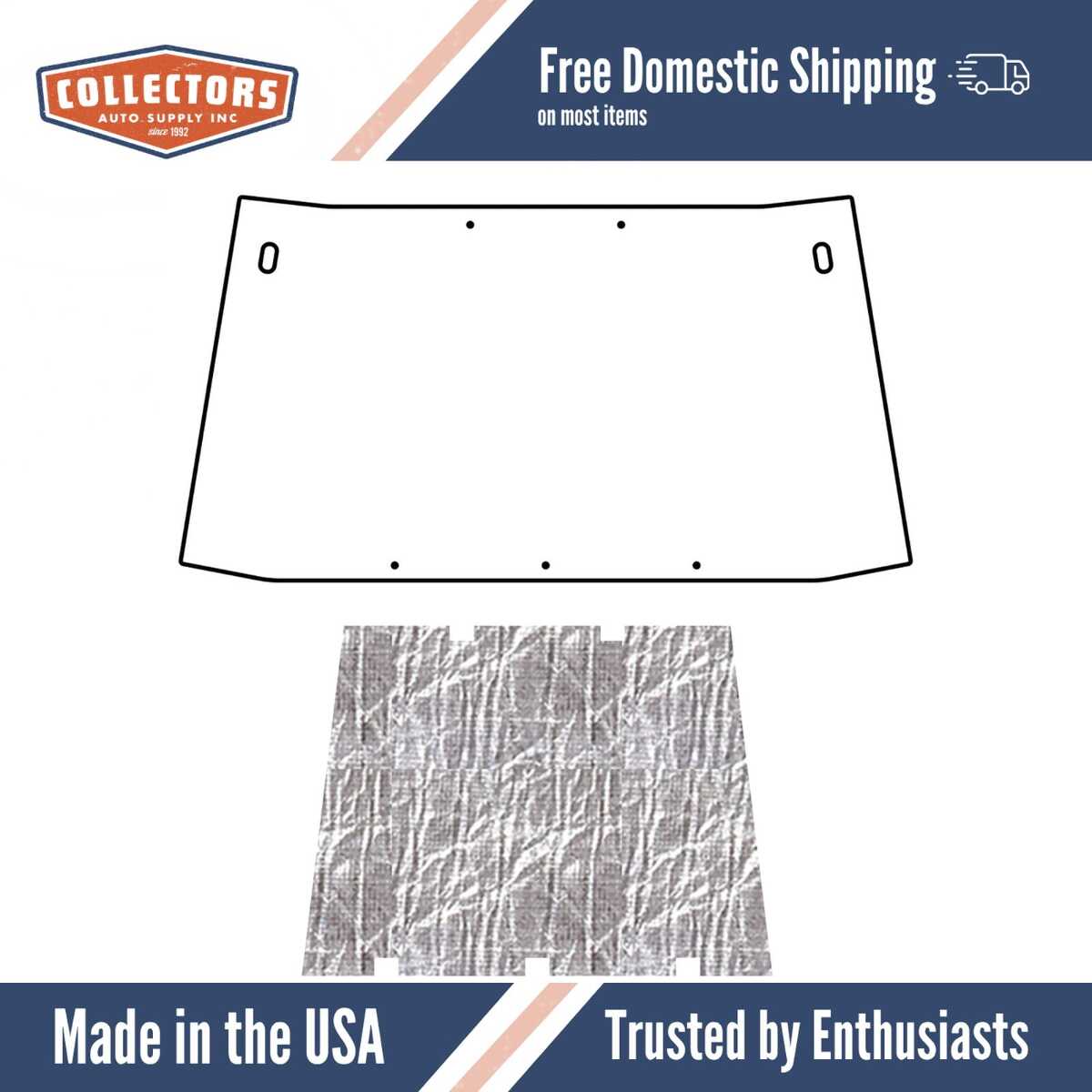 Under Hood Cover for 1950-1964 Willys Jeepster