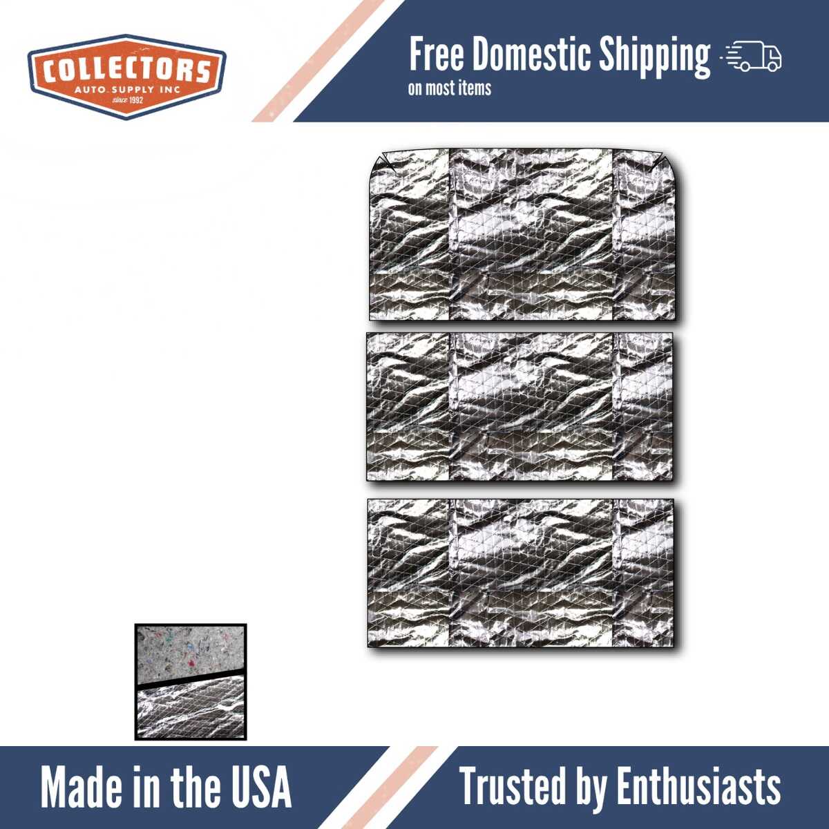 Roof/Headliner Insulation Kit for 1946-1964 Willys Station Wagon