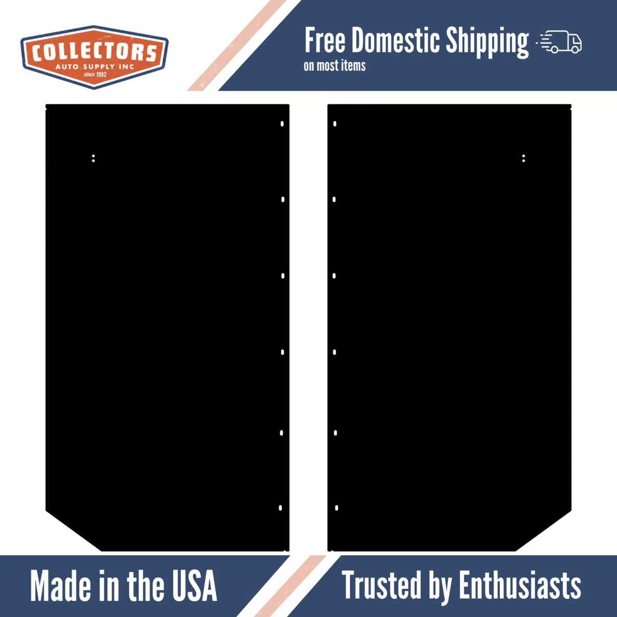 1932 Ford Truck Kick Panel Set (ABS), w/Binding Tape | 0 | QRS-FORD 3200-TSP