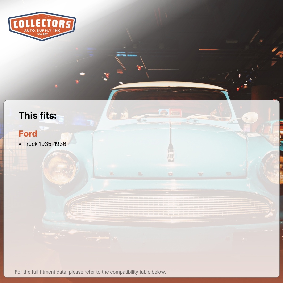 ABS Headliner Panel for 1935-1936 Ford