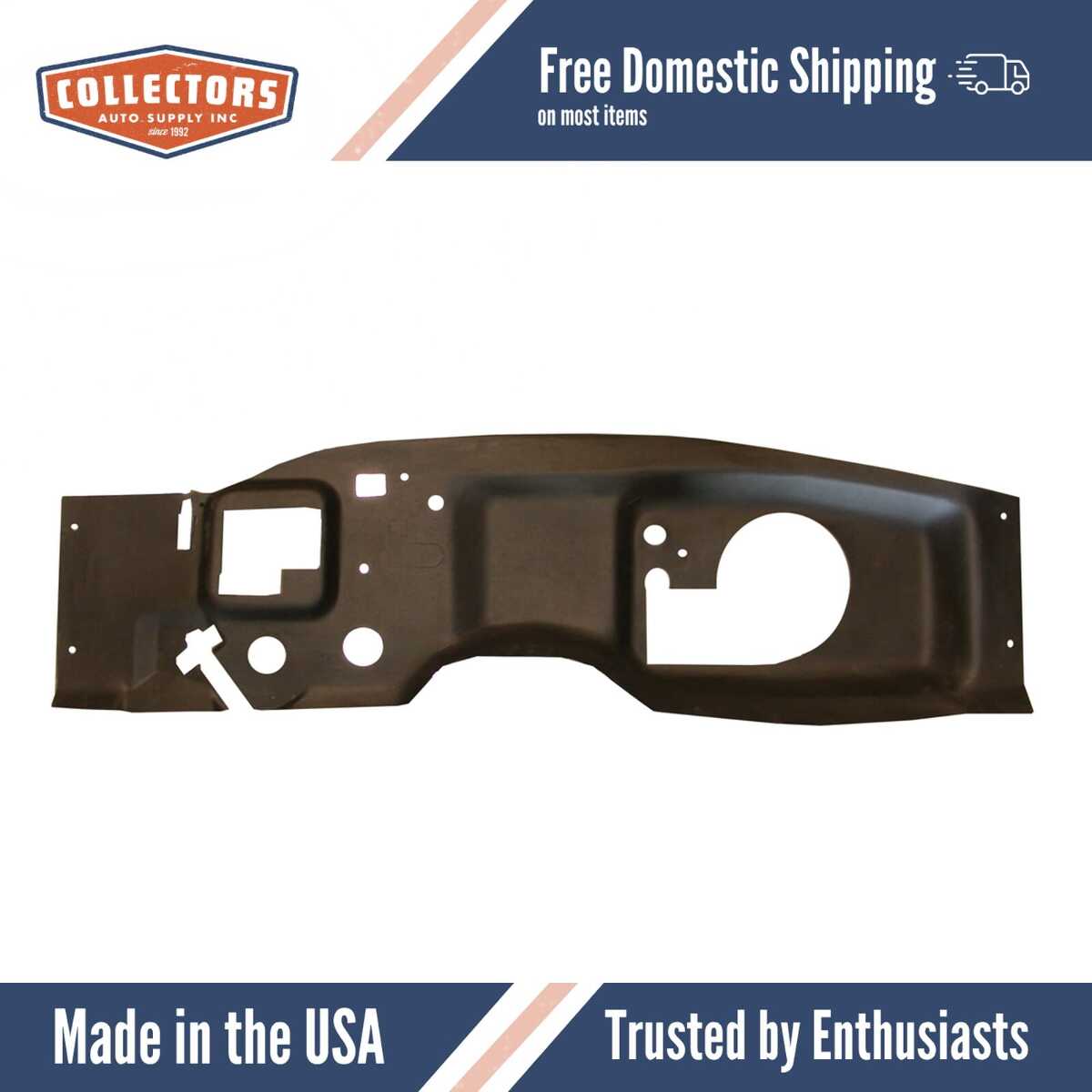 1964-1966 Mustang Firewall Insulator (Ultra High Def Rubber) | 0 | QRS-MUST 6466-C