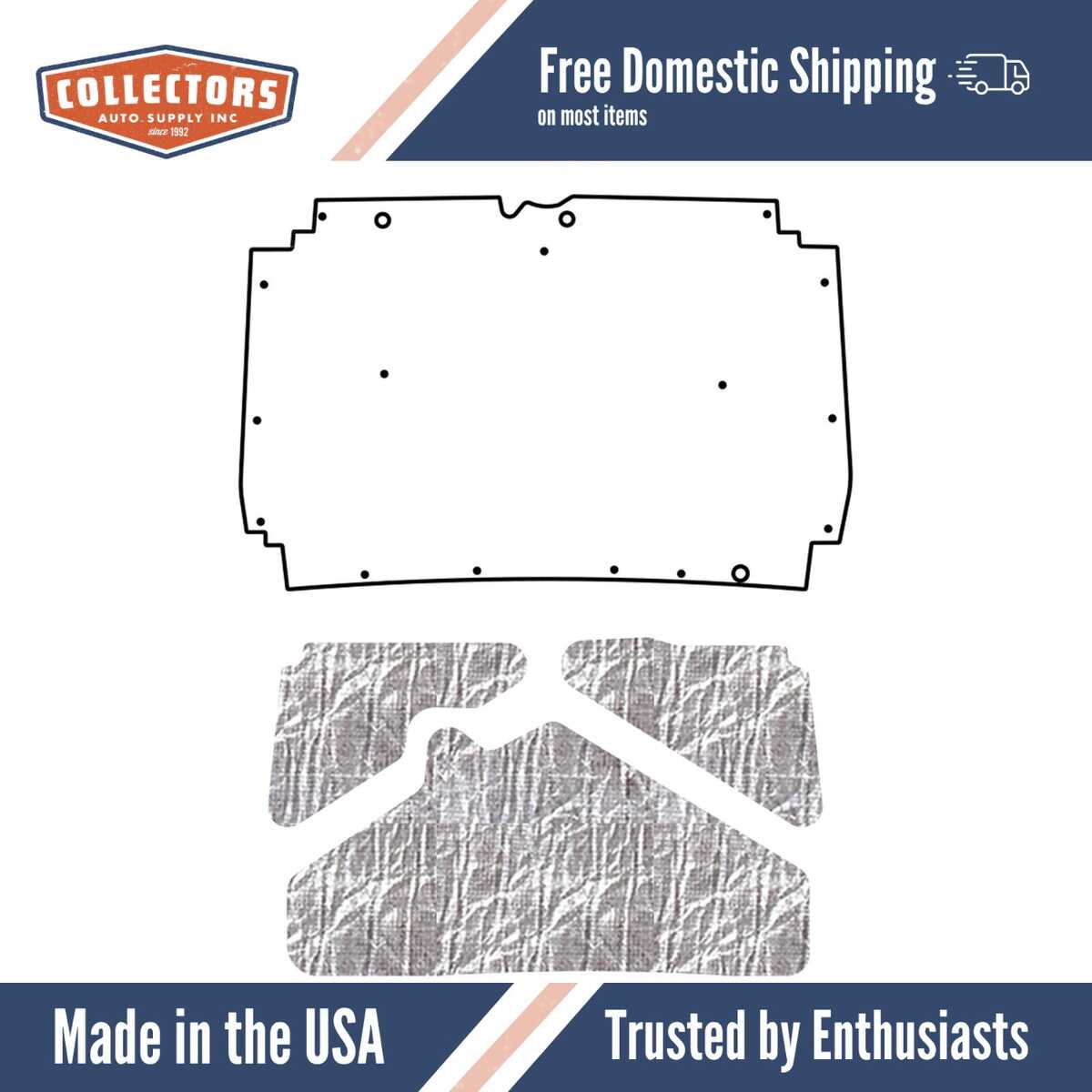 1987-92 Jeep? Comanche Under Hood Cover--Smooth | 0 | QRS-JEEP 8792CAM-TUHC