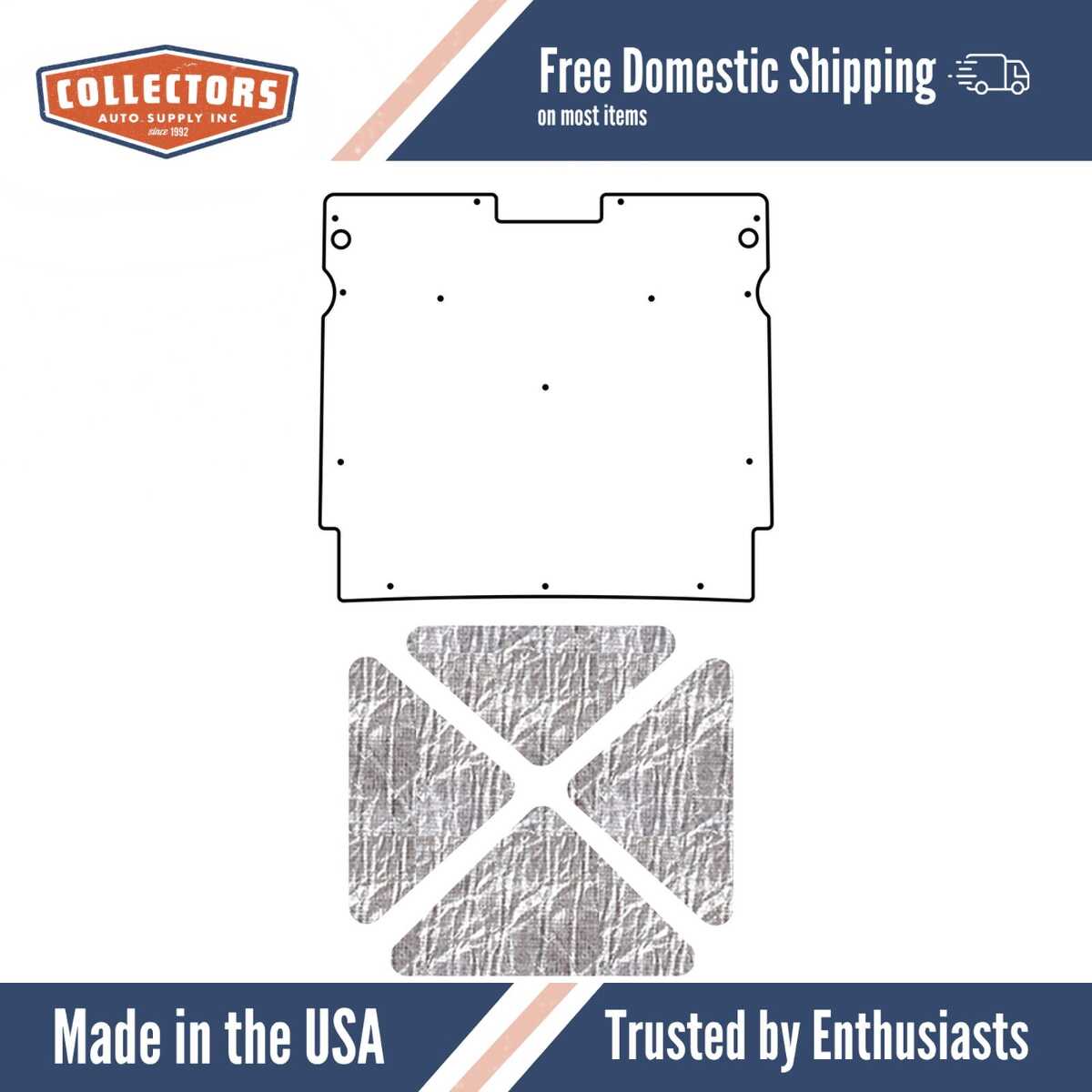 Body Panel Insulation Kit for 1966-1967 Ford Fairlane