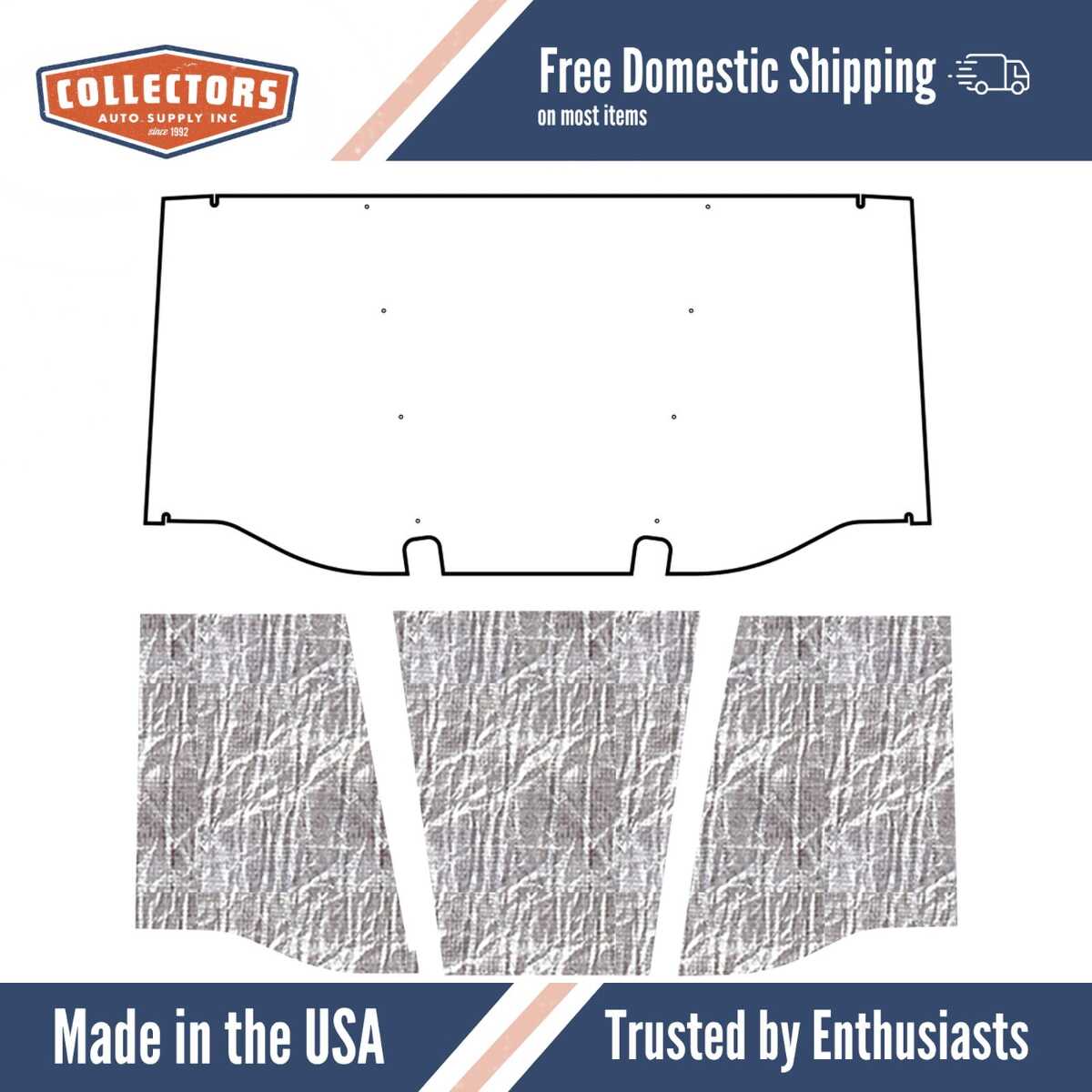 1969-72 Chevy Blazer Body Panel Insulation Kit | 0 | QRS-CHEV 6972-BLZBPK