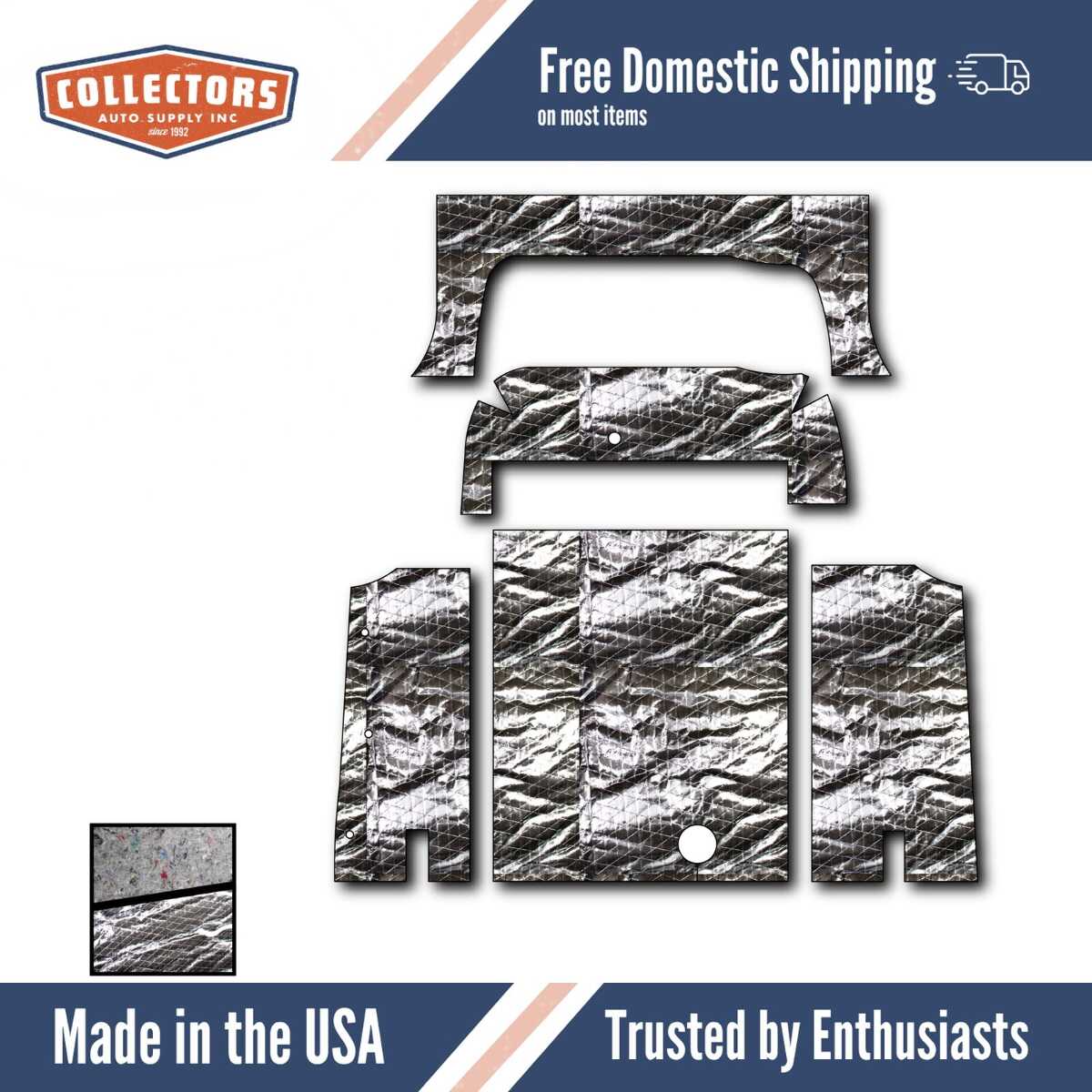 Trunk Insulation Kit for 1964-1965 Mercury Comet Coupe