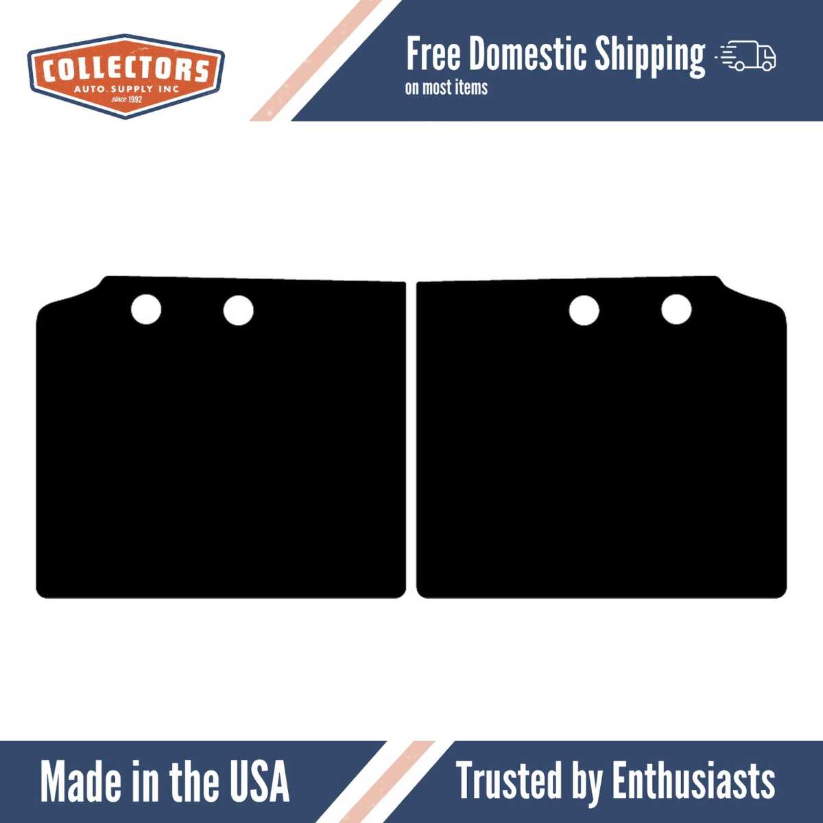 1956 Ford Truck Door Panel Set (ABS Plastic) 33' Wide | 0 | QRS-FORD 5600-TDP