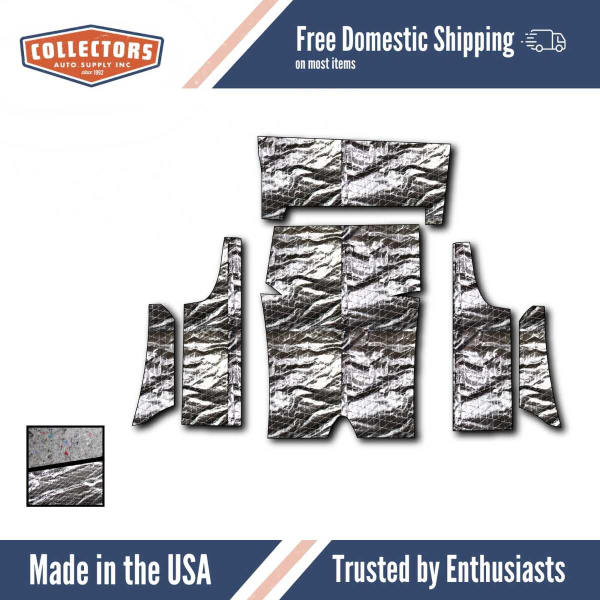 Floor Insulation Kit for 1962-1965 Ford Fairlane