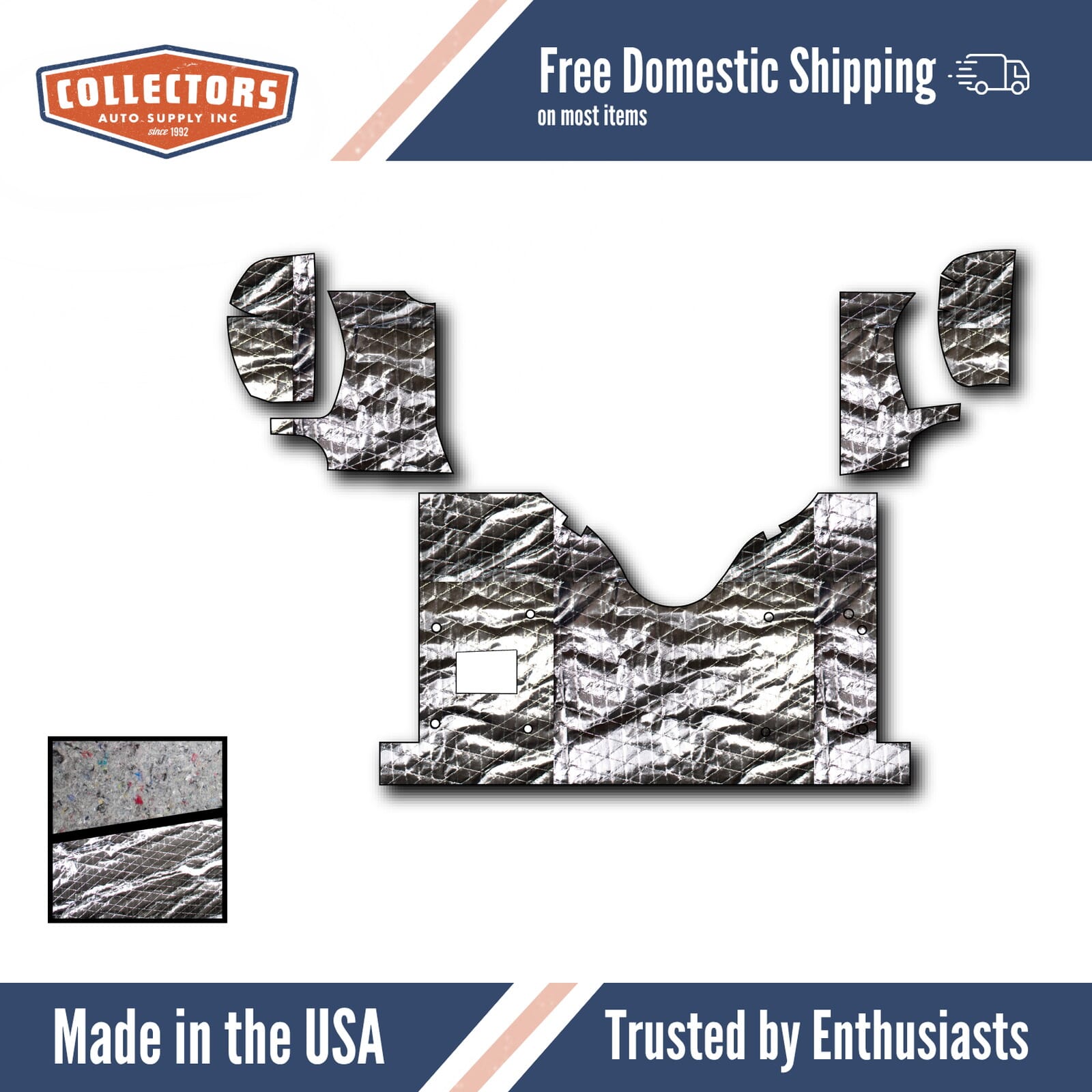 Floor Insulation Kit for 1992-2014 Ford Econoline Cargo Van