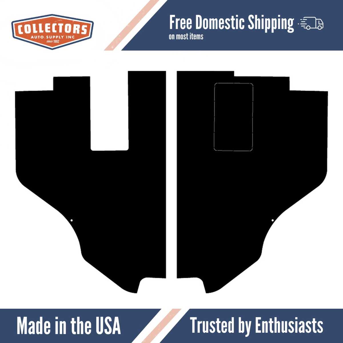 1956 Ford Truck Kick Panel Set (ABS) | 0 | QRS-FORD 5600-TSP