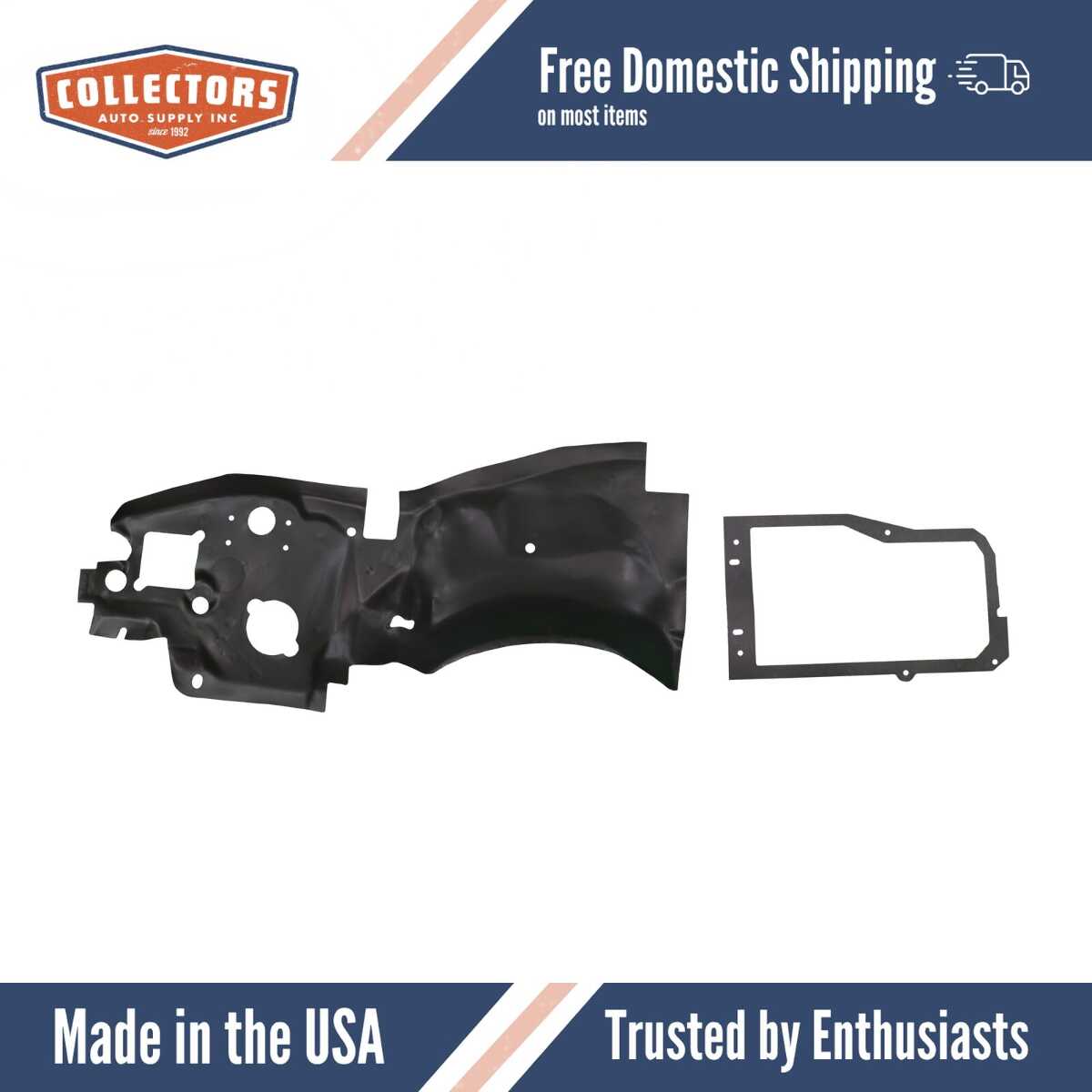 1968-1974 Nova Firewall Insulator AC Model (Ultra High Def Rubber).. | 0 | QRS-NOVA 6874-AC