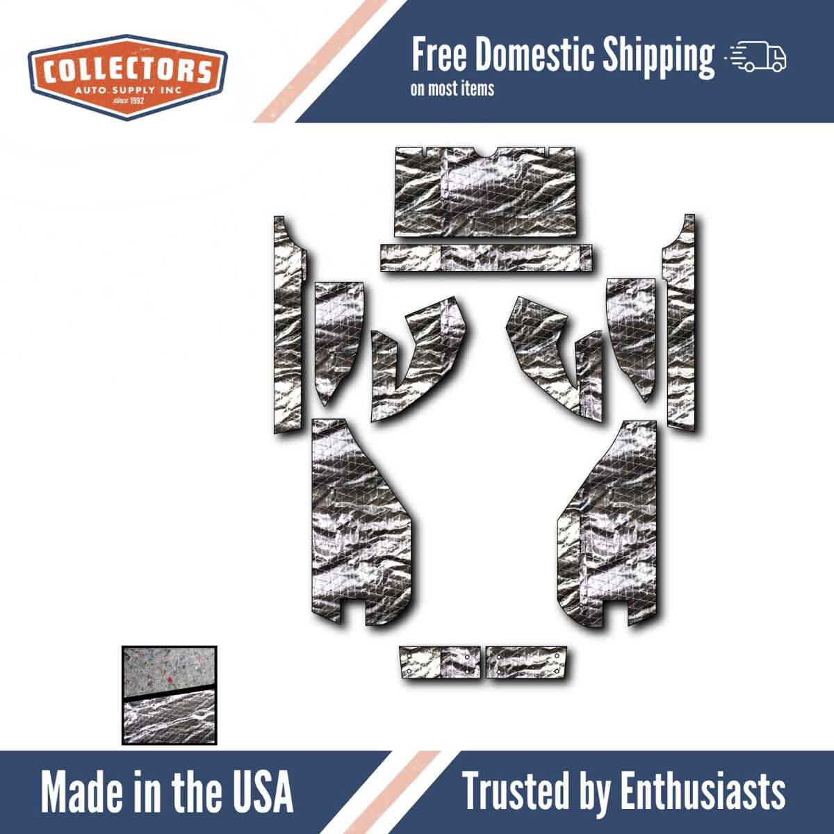 Body Panel Insulation Kit for 1964-1965 Mercury Comet Coupe