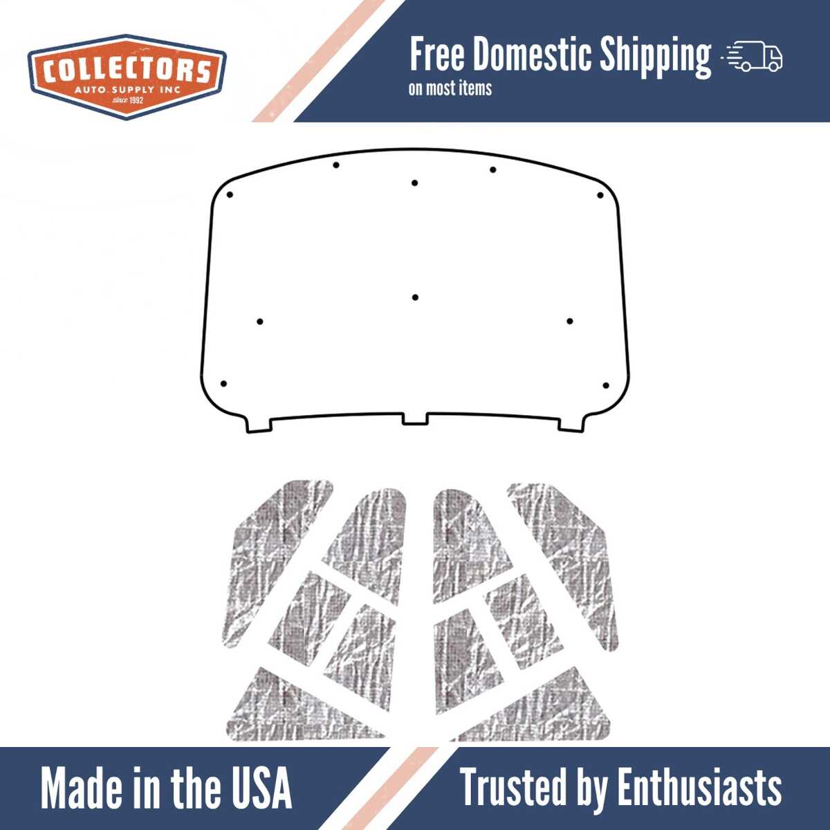 2014-15 GMC Truck Under Hood Cover-Smooth | 0 | QRS-GMC 1415-TUHC