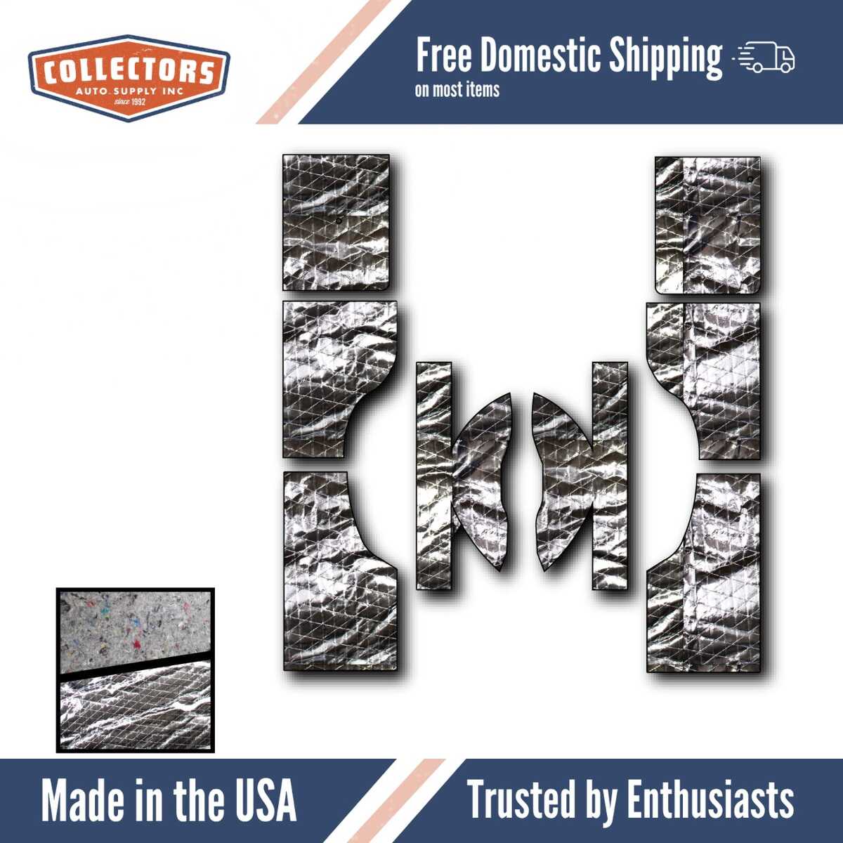 Body Panel Insulation Kit for 1946-1964 Willys Station Wagon