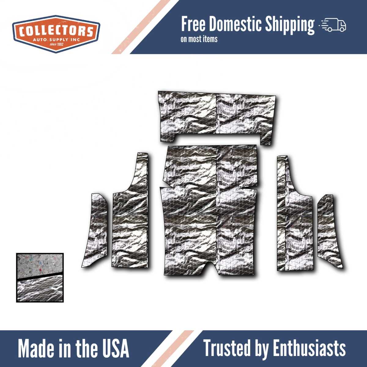 Floor Insulation Kit for 1962-1965 Ford Fairlane