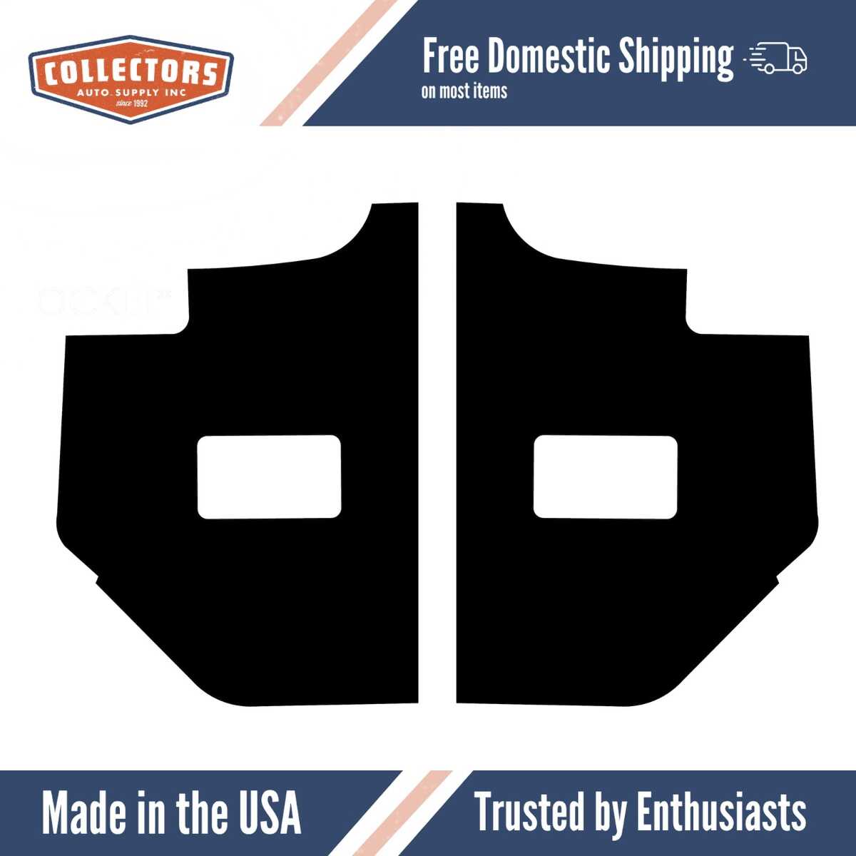 Cowl/Dash Insulation Kit for 1930-1931 Ford Model A Fordor Sedan