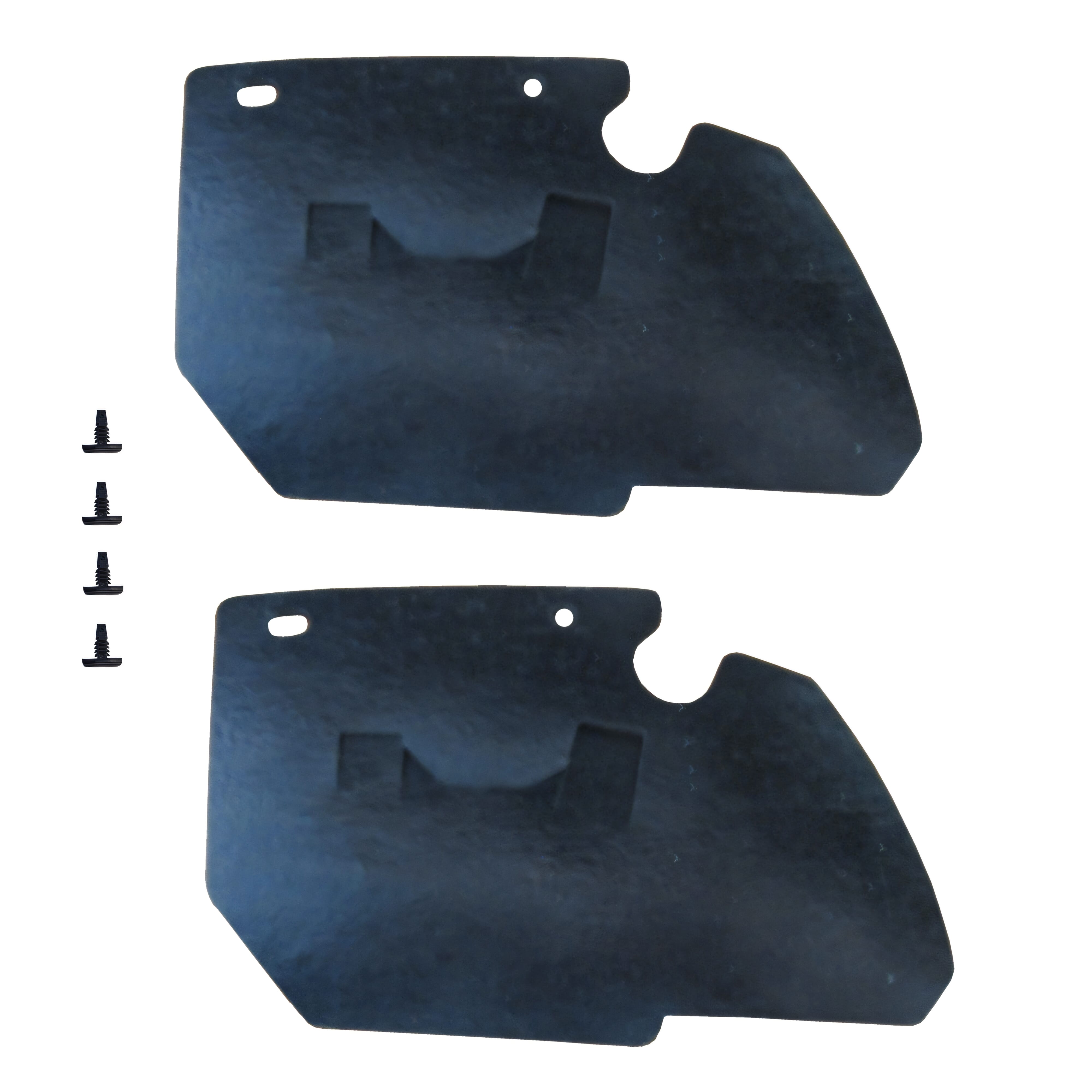 Door hinge dust cover for various classic car models, including Buick, Chevy, Cadillac, Oldsmobile, and Pontiac.