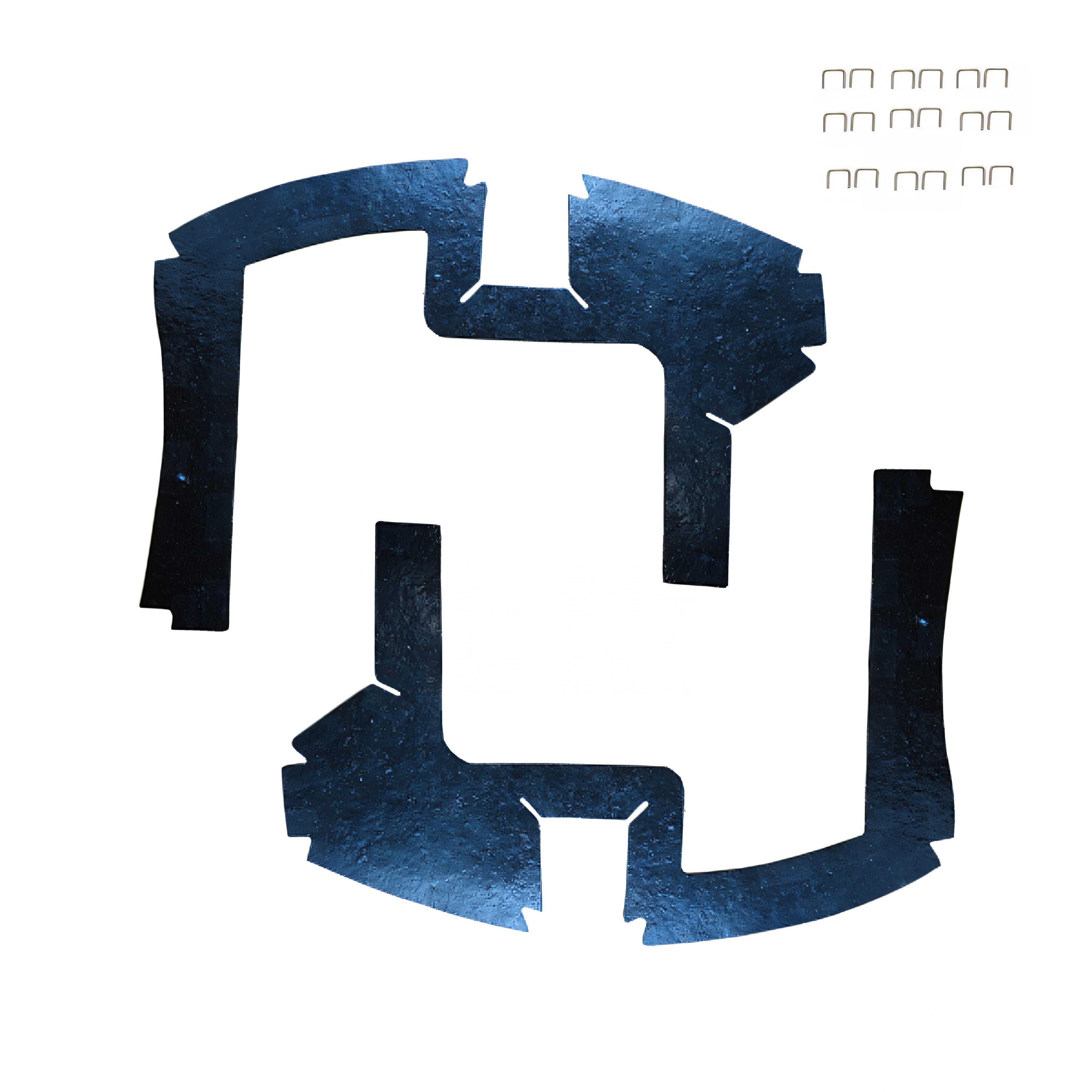 Chevrolet Radiator Support AC Baffle Seal Kit - Core Support Installation - Product Visual - Collectors Auto Supply