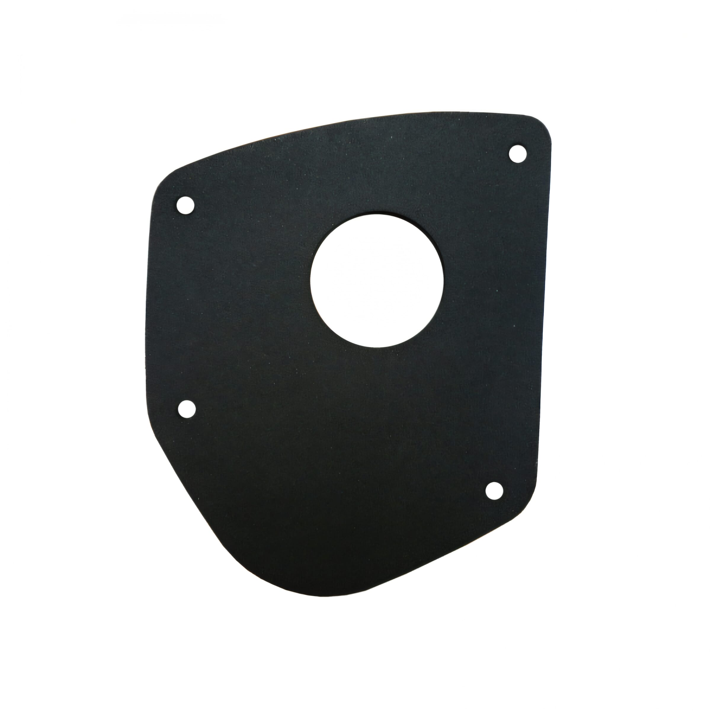 Chevrolet steering column at floor seal for vintage car restoration.