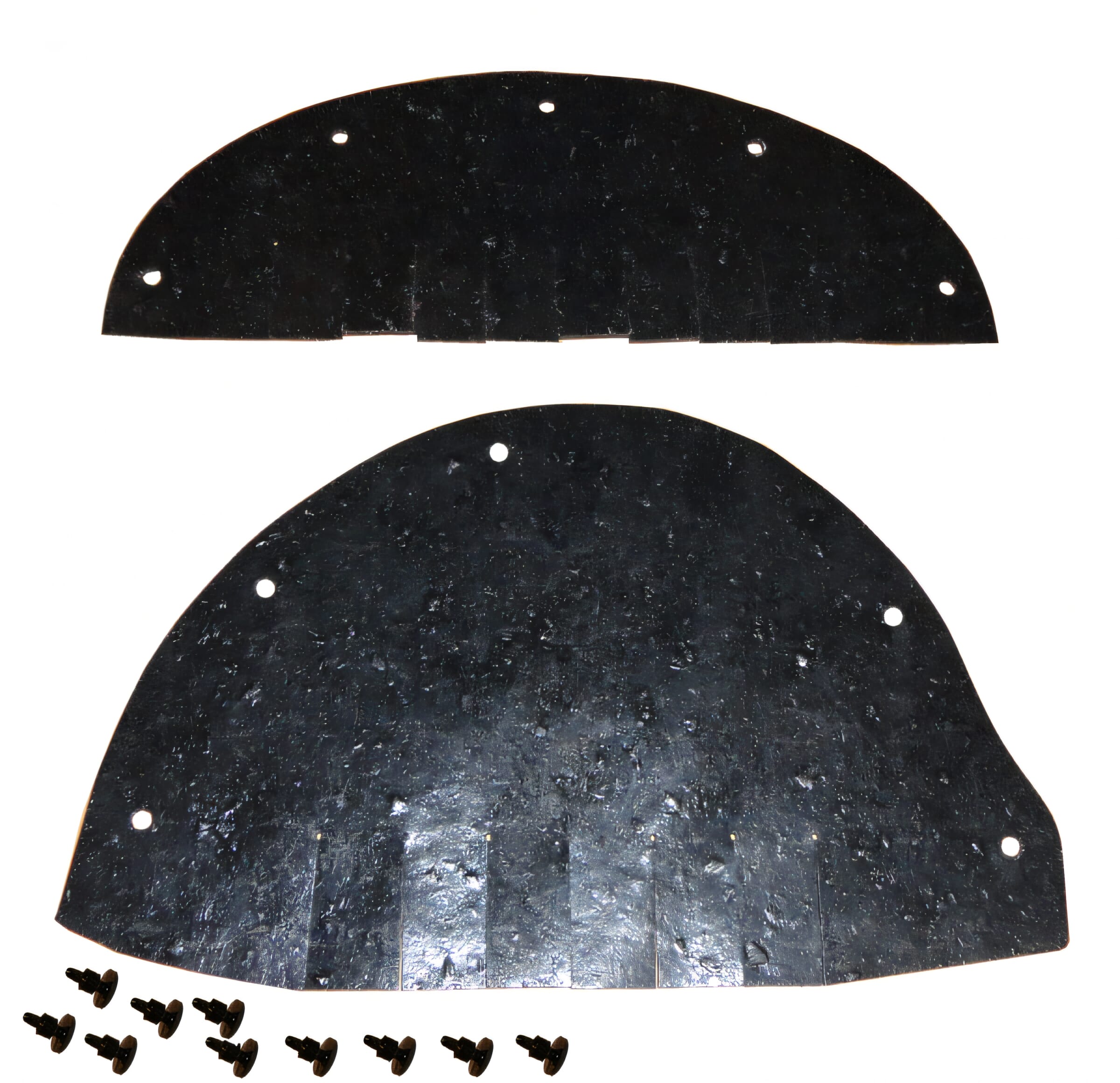 Rubber A Arm Dust Shield for Ford Vehicles - Product Visual with Detailed Design Elements.