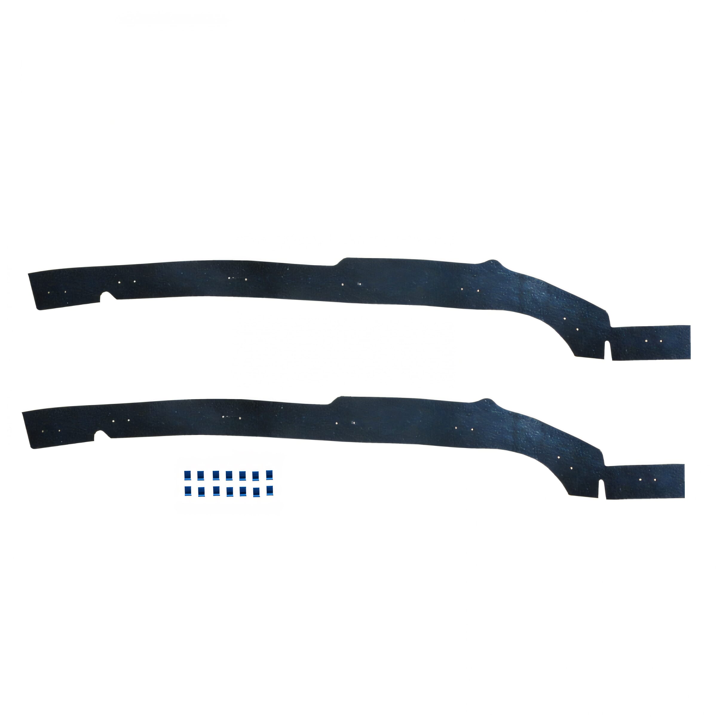 Rubber seal for Ford Galaxie and Ford LTD, connecting cowl side to fender.