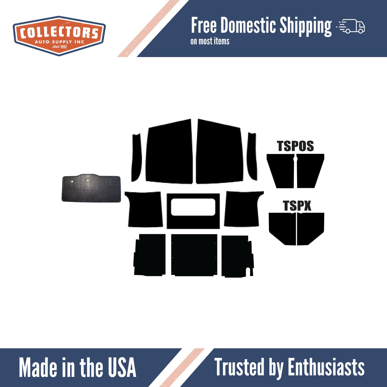 Complete Interior Insulation Kit for 1948-1950 Dodge Truck