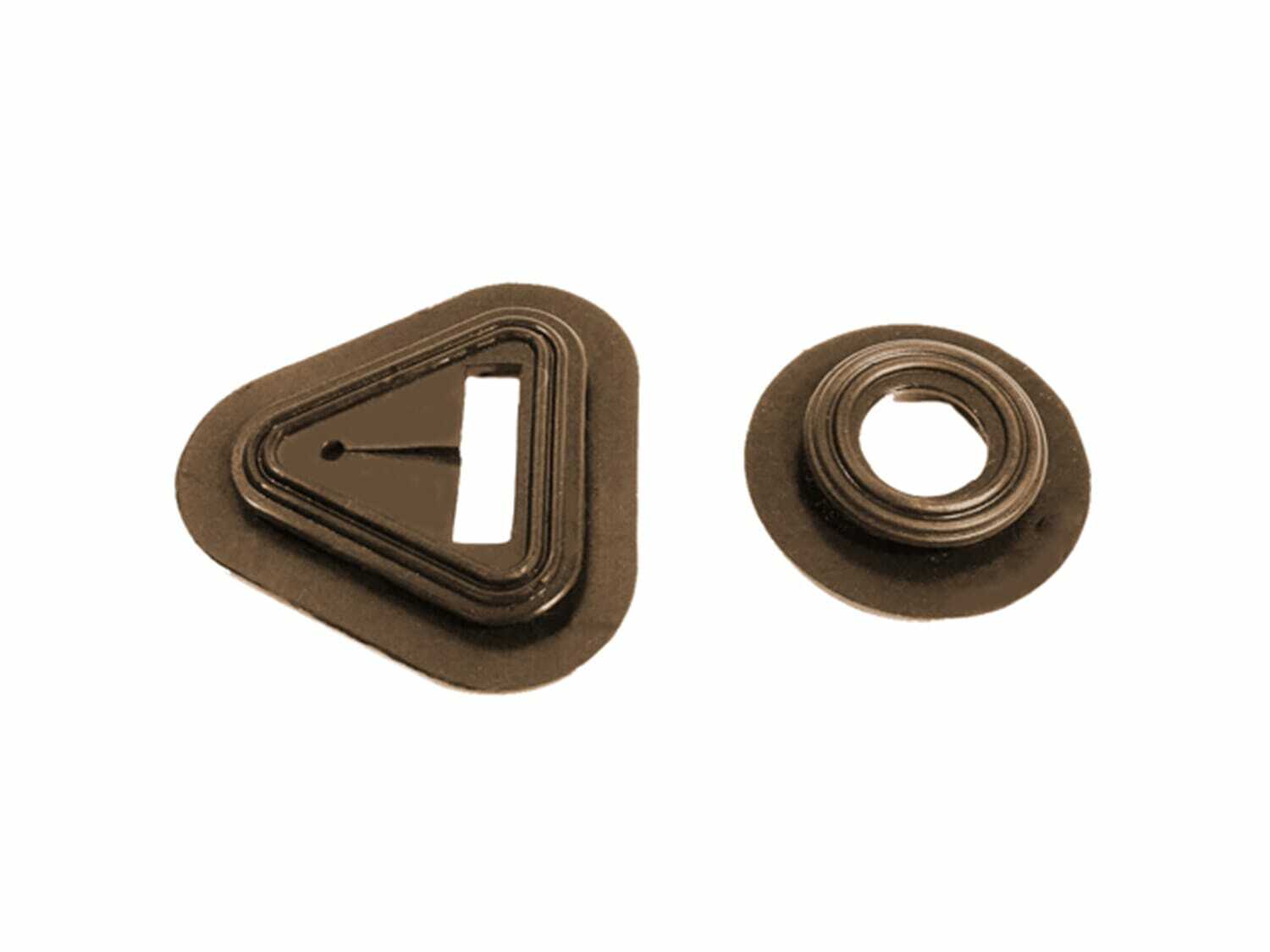 Gas Pedal Pad Trim & Dimmer Switch Grommets for Universal Applications 2Pc. 