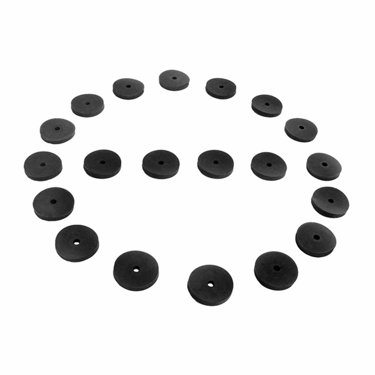 Flat Rubber Washers for Universal Applications 20 Piece EDMP Rubber UW 28